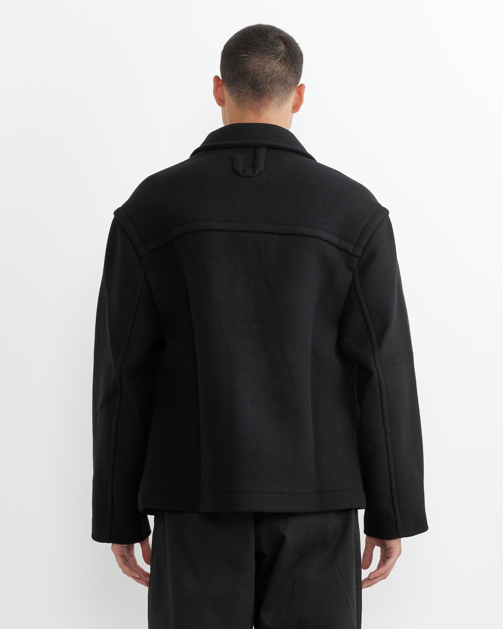 Jacquemus Le Manteau Court Coat Black - Black / 48 (263390)