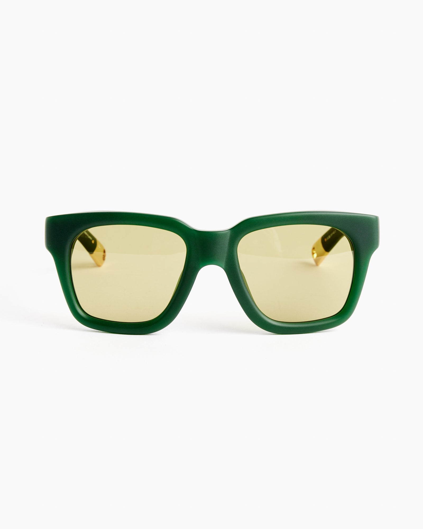 Les Lunettes Carino Sunglasses in Dark Green