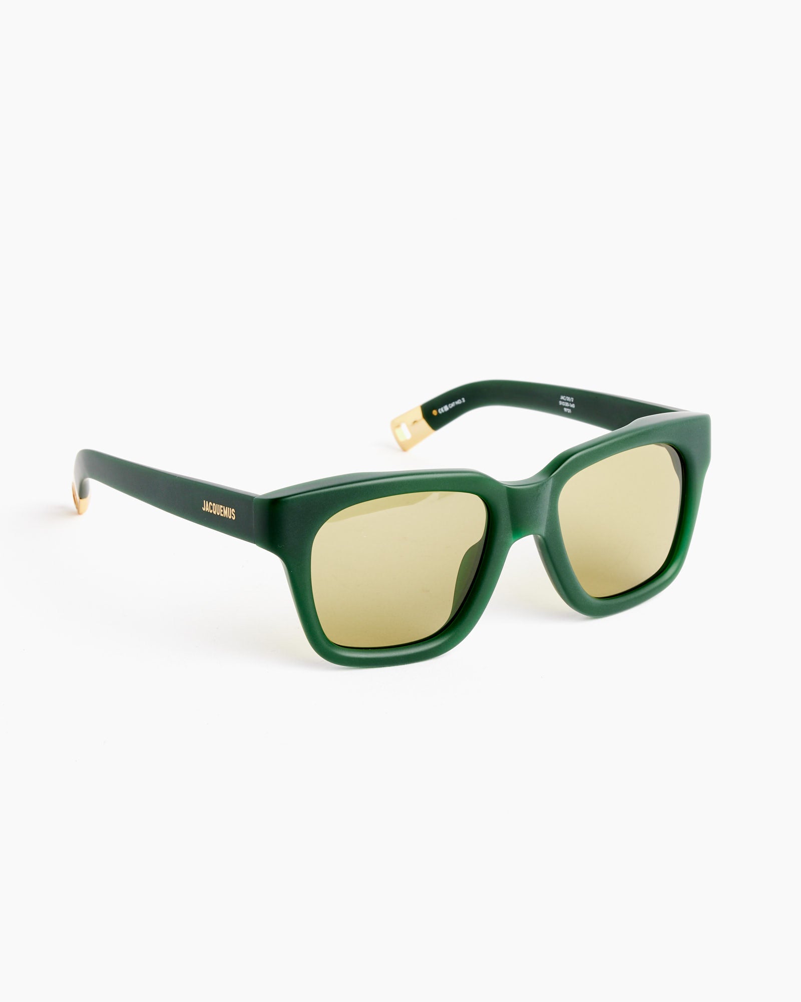 Les Lunettes Carino Sunglasses in Dark Green