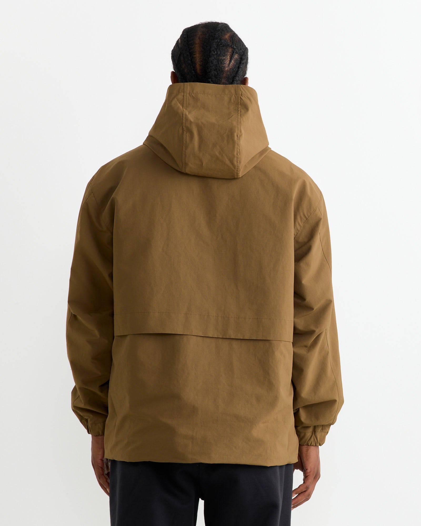 Stand Collar Field Jacket in Camel