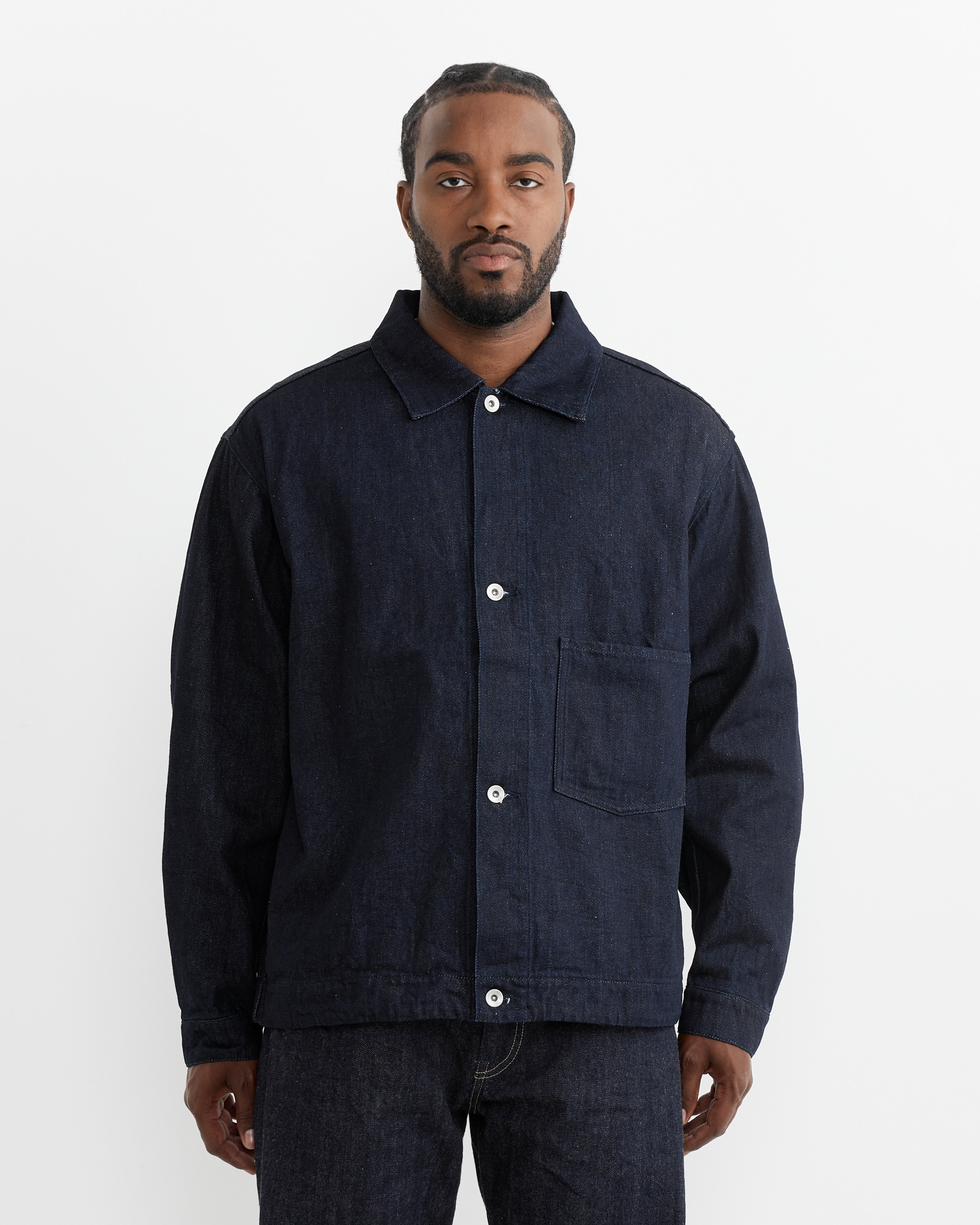 Still By Hand 12oz Denim Jacket Navy - Navy / 2 (263413)