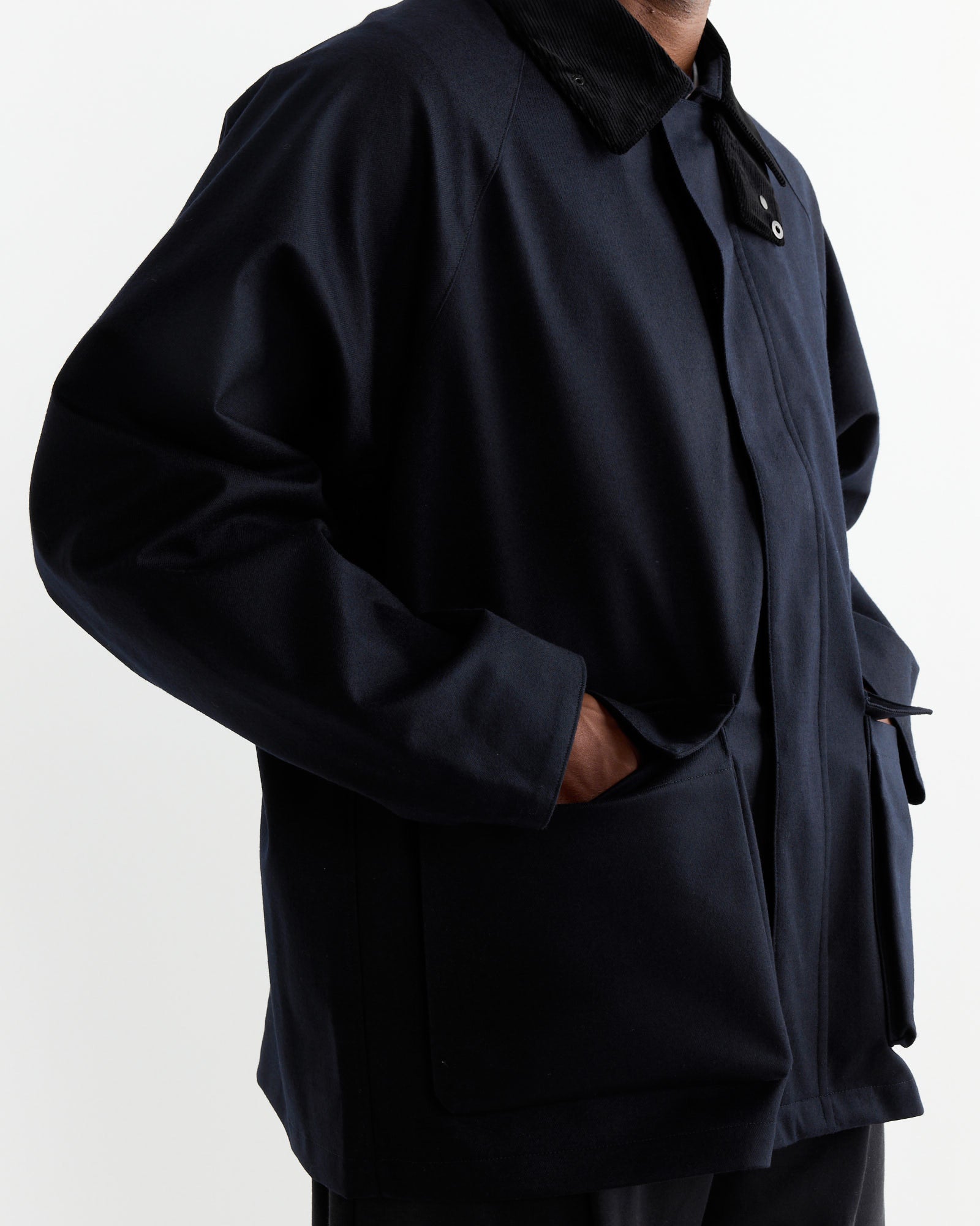 3 Layer Field Jacket Black Navy