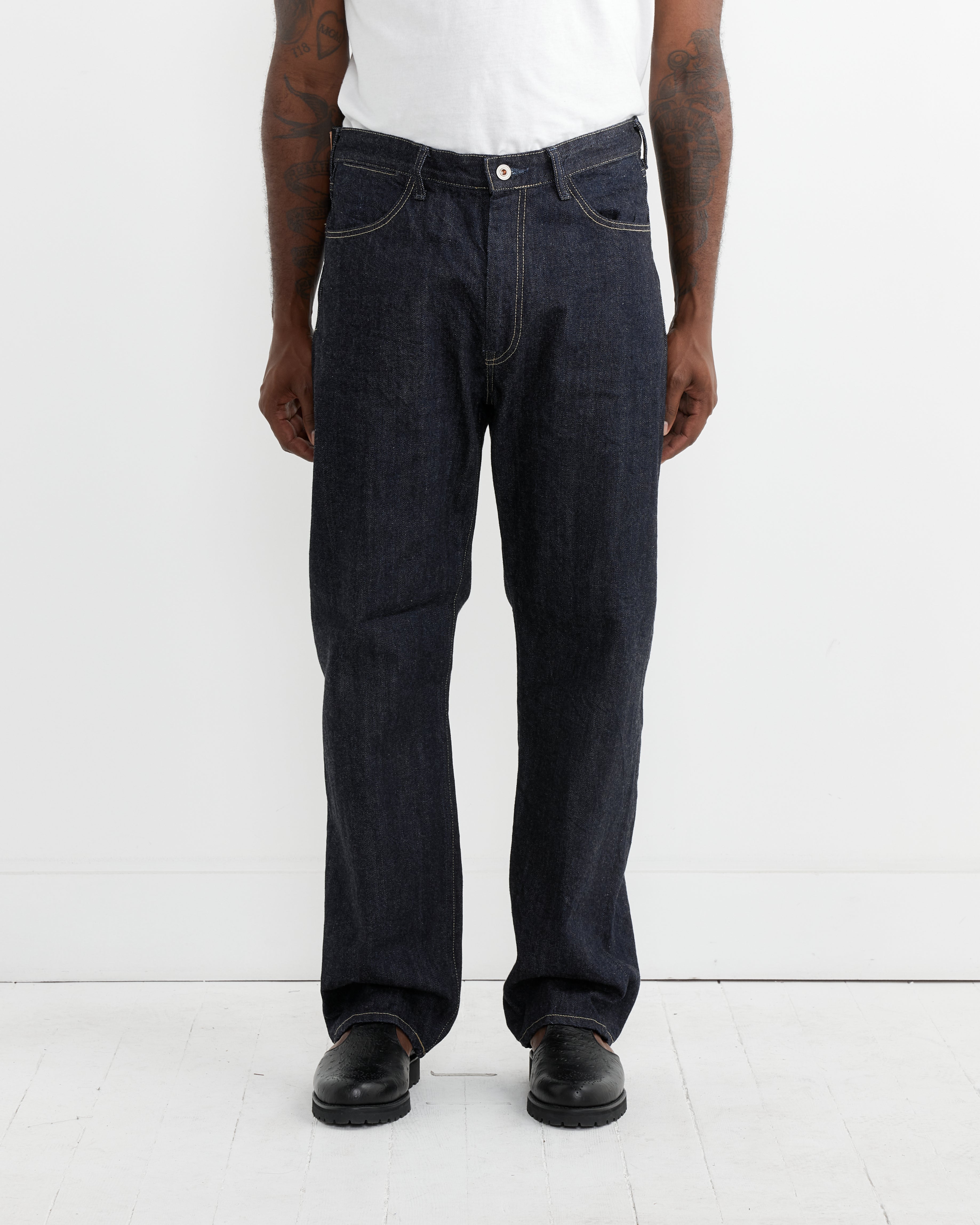 5 Pocket Denim Pant in Navy