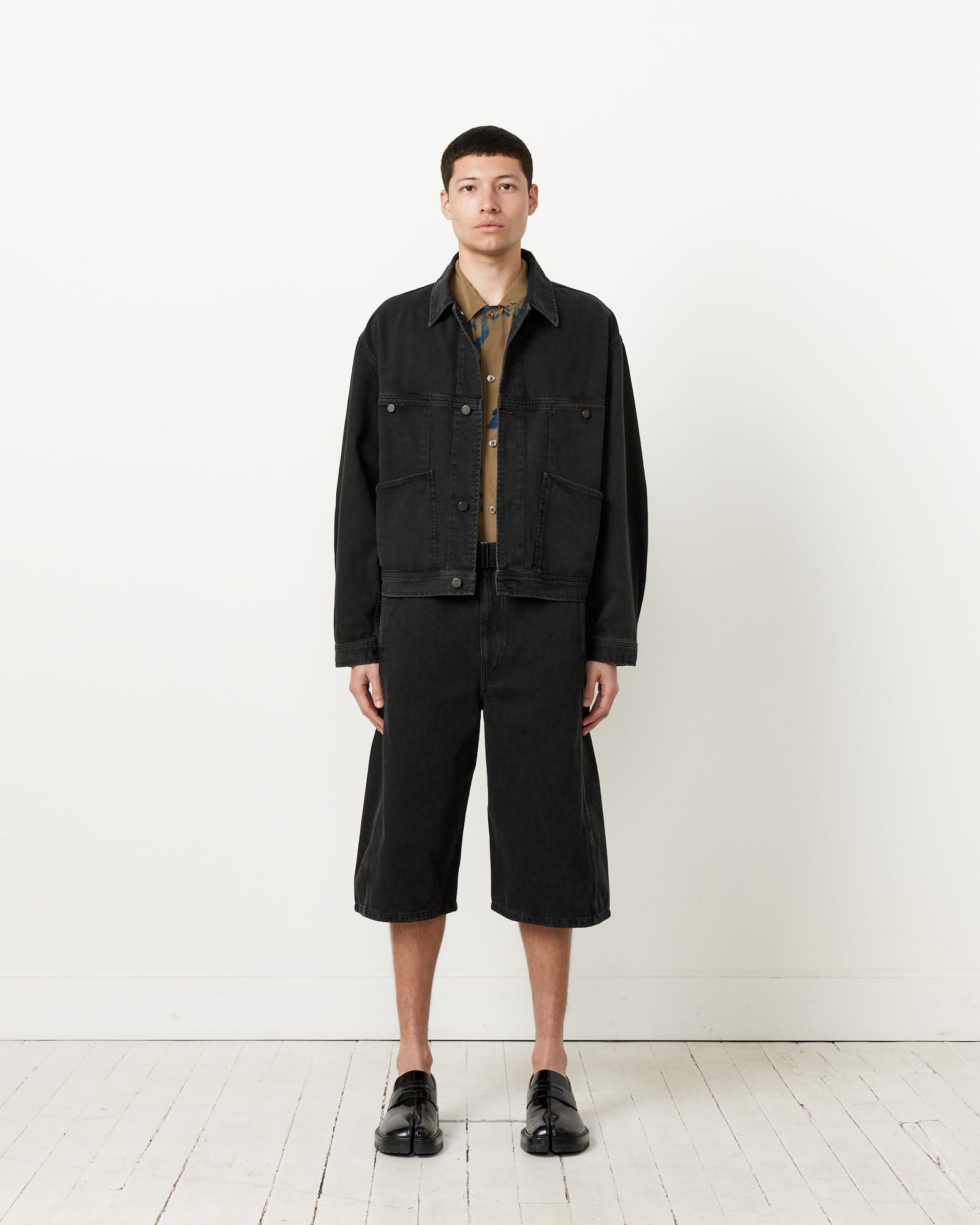 Lemaire 4 Pocket Blouson Black - Black / L (263457)