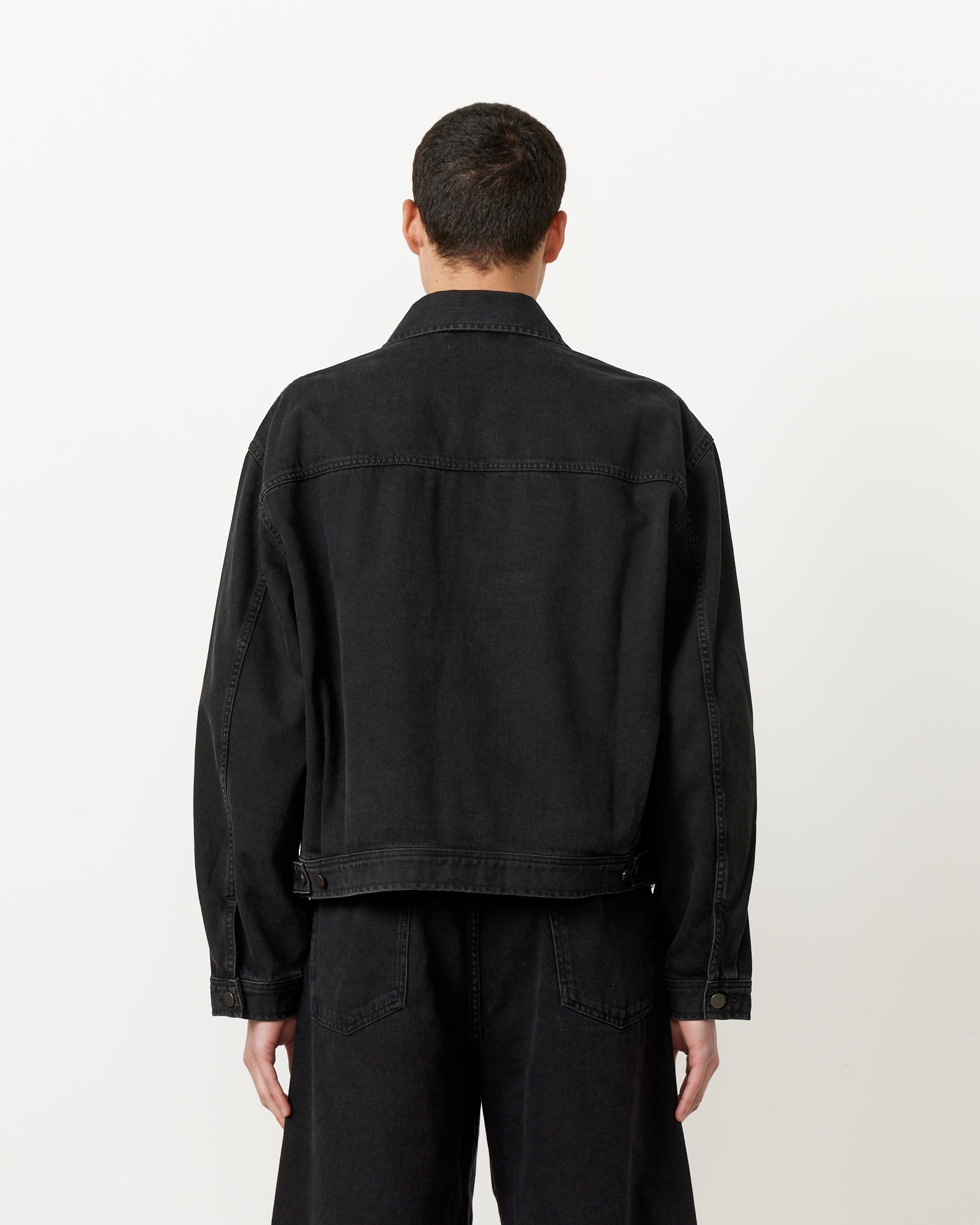 Lemaire 4 Pocket Blouson Black - Black / L (263457)