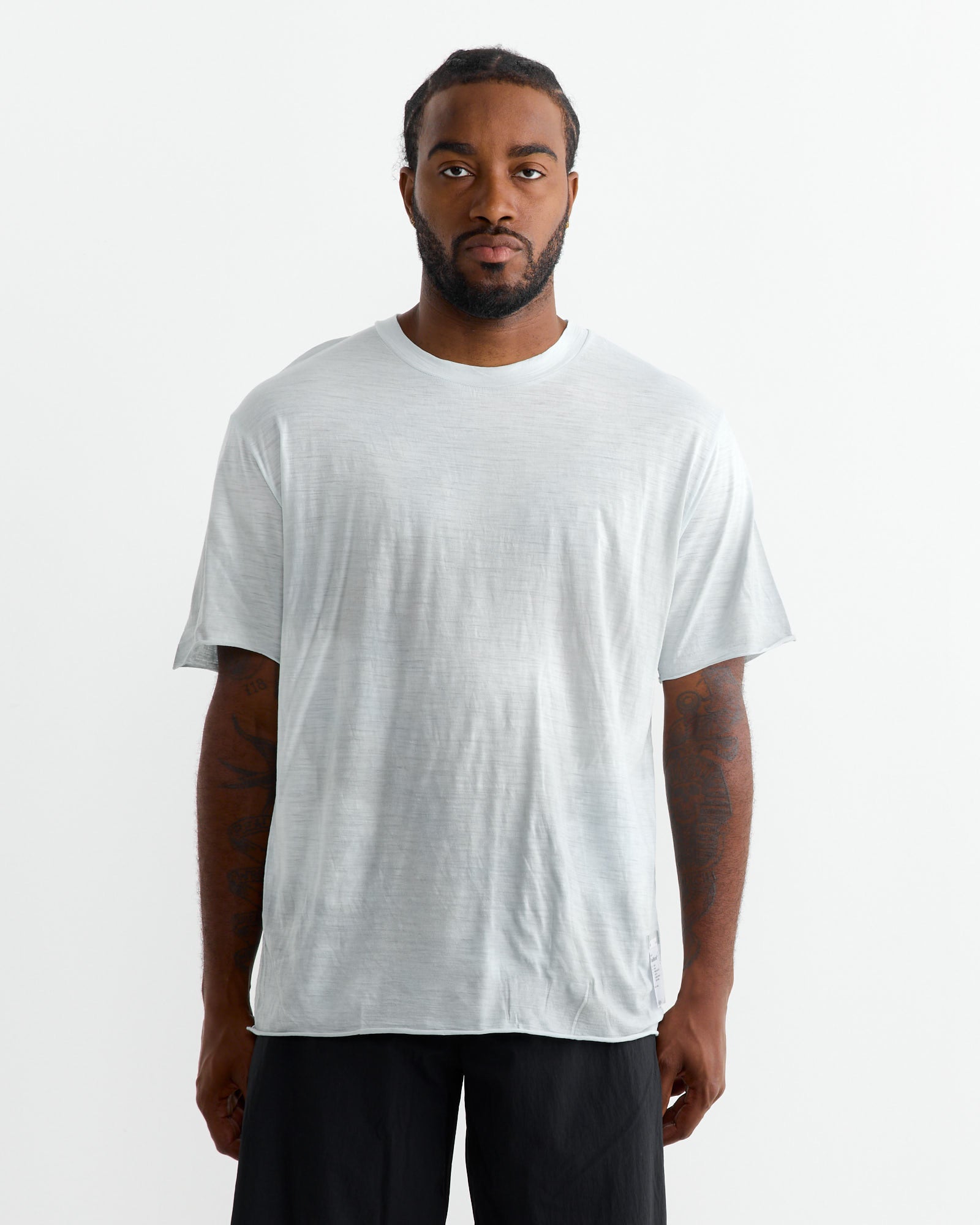 CloudMerino T-Shirt in Thermo Blue Grey