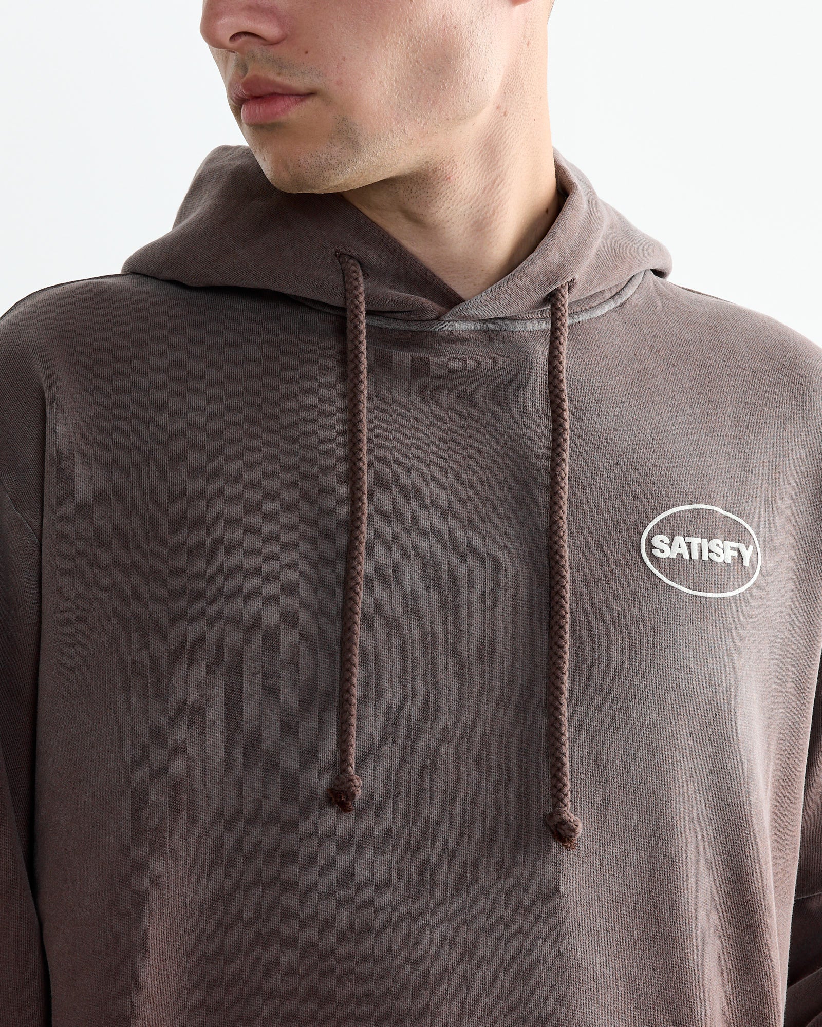 Satisfy Running SoftCell Hoodie Sun Bleached Brown - Sun Bleached Brown / L (263483)