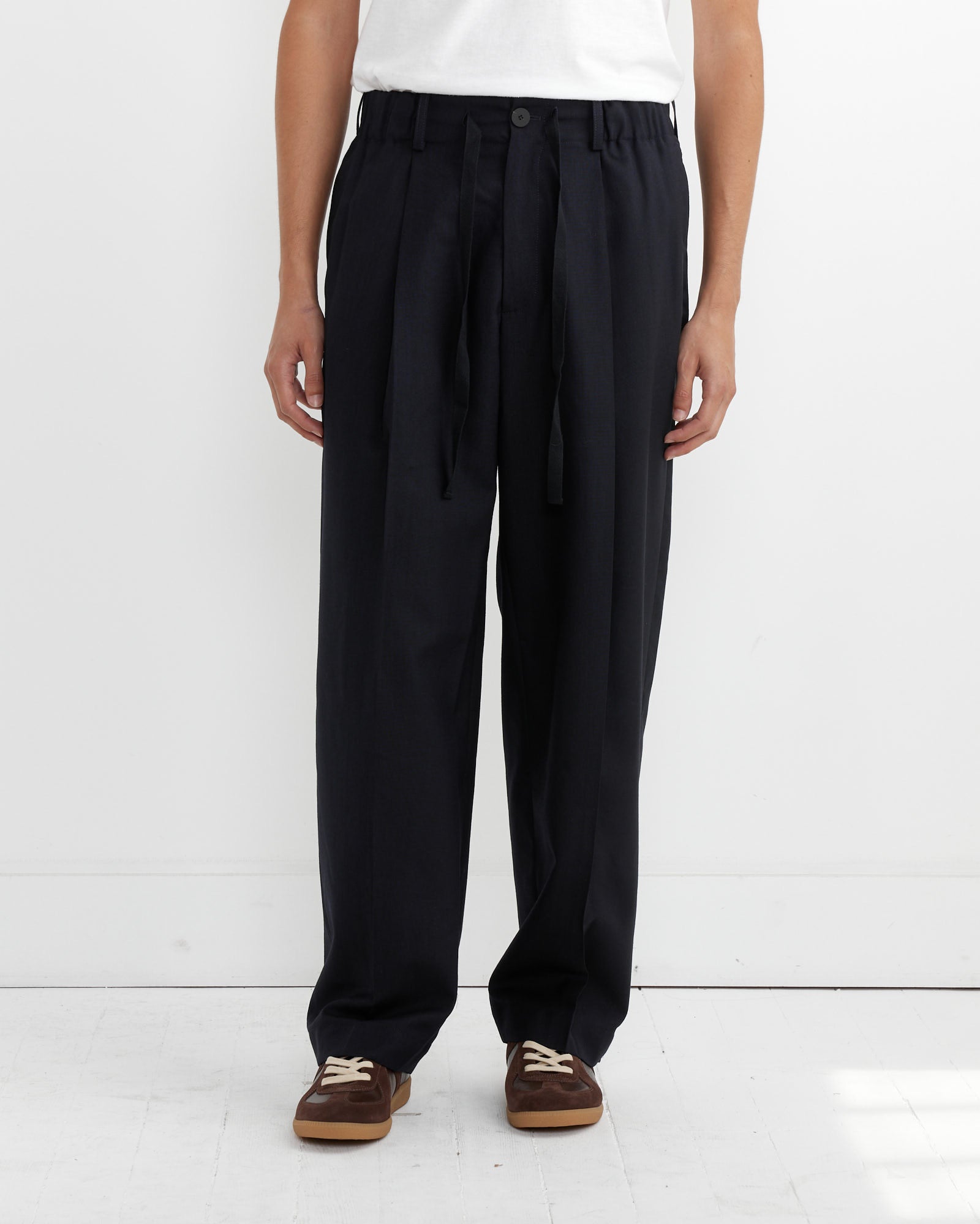 Studio Nicholson Noam Pant Darkest Navy - Darkest Navy / M (263550)