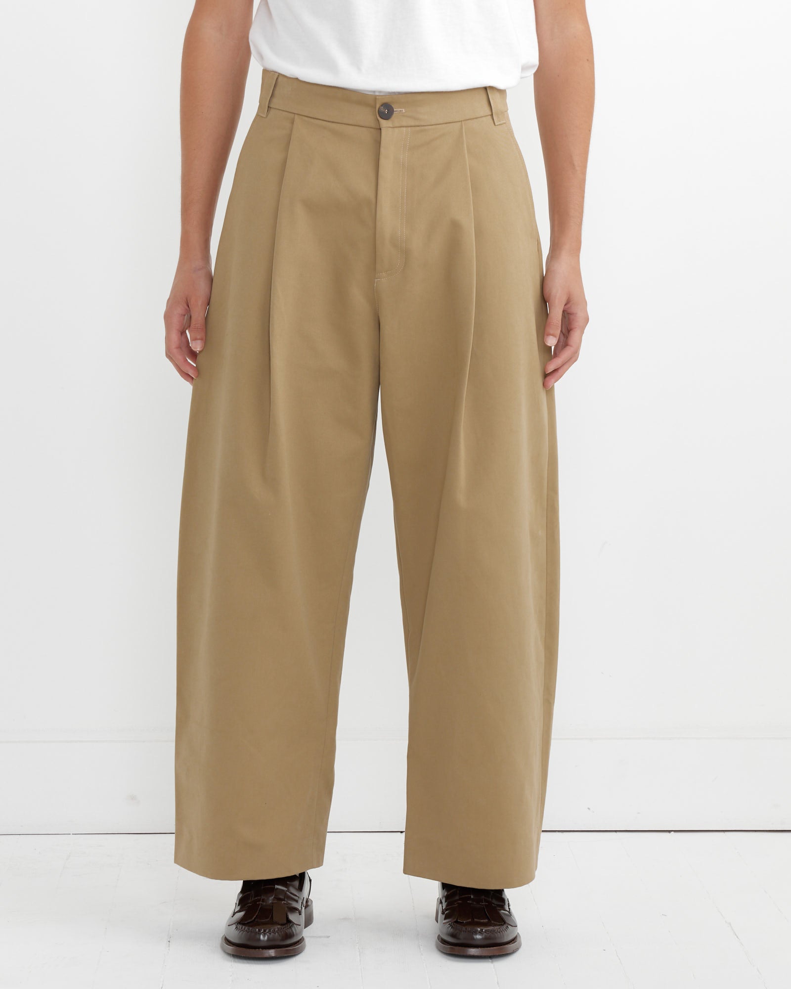 Studio Nicholson Sorte Pant Tan - Tan / M (263600)