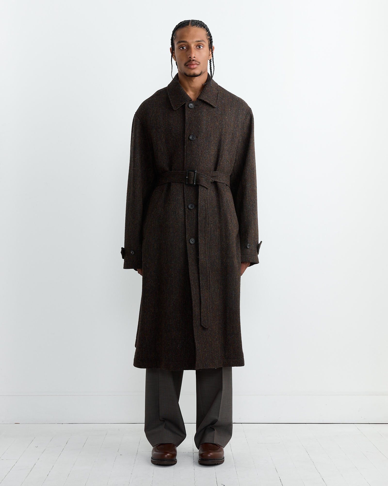 Stein St. 901 Coat Dark Brown - Dark Brown / M (263605)