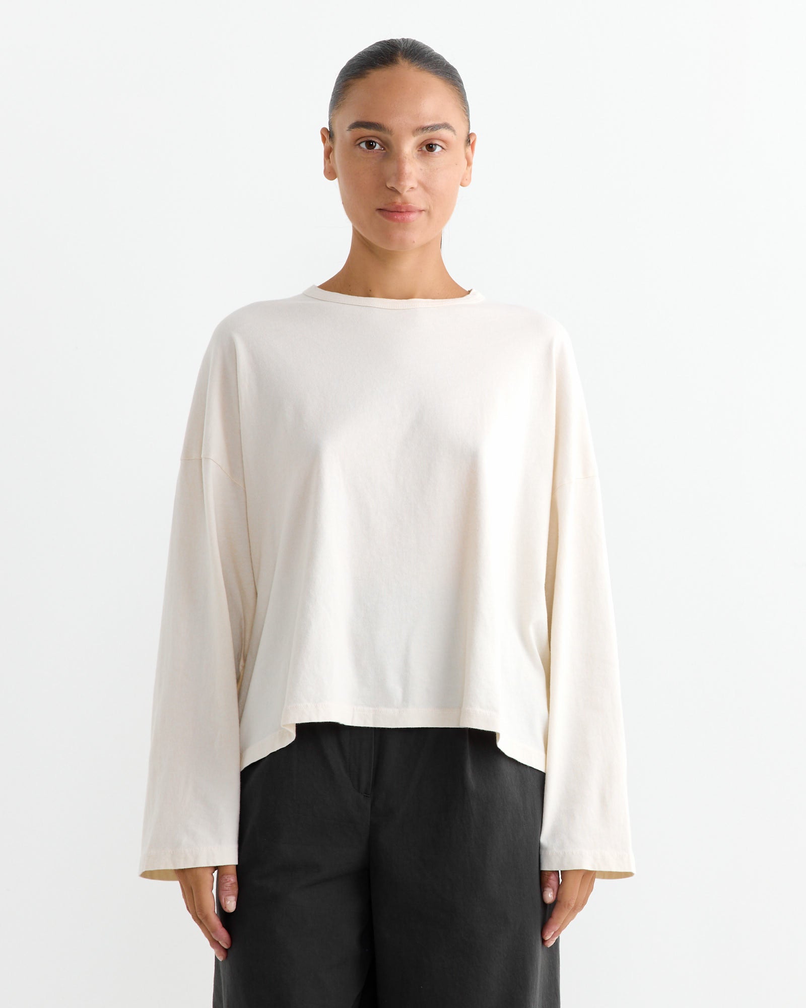 Loose Tee in Ivory