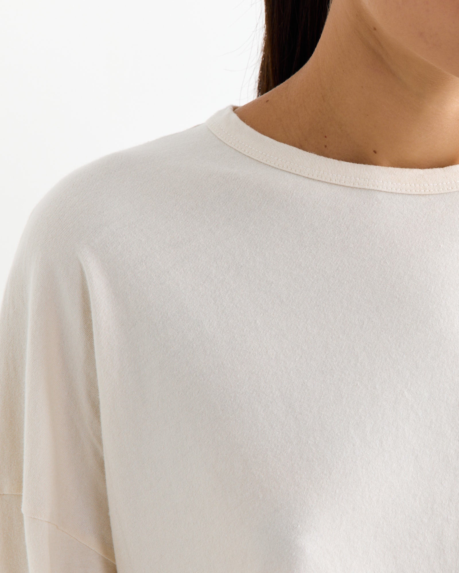 Loose Tee in Ivory