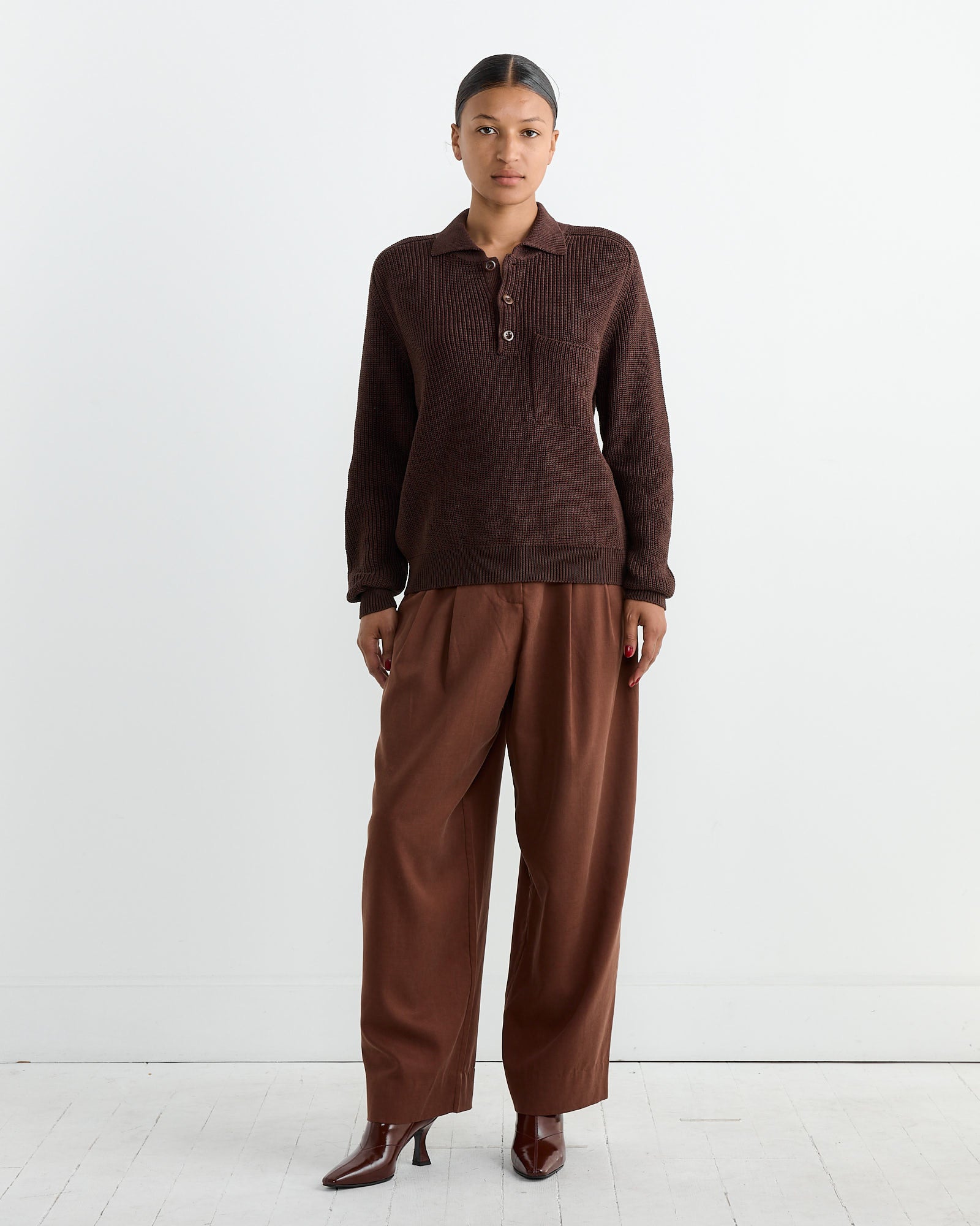 Shaina Mote Saatchi Sweater Chestnut - Chestnut / S (263933)