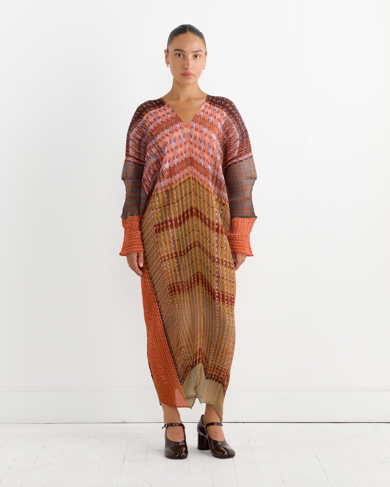 Sue Hand Pleated Kaftan in Elias