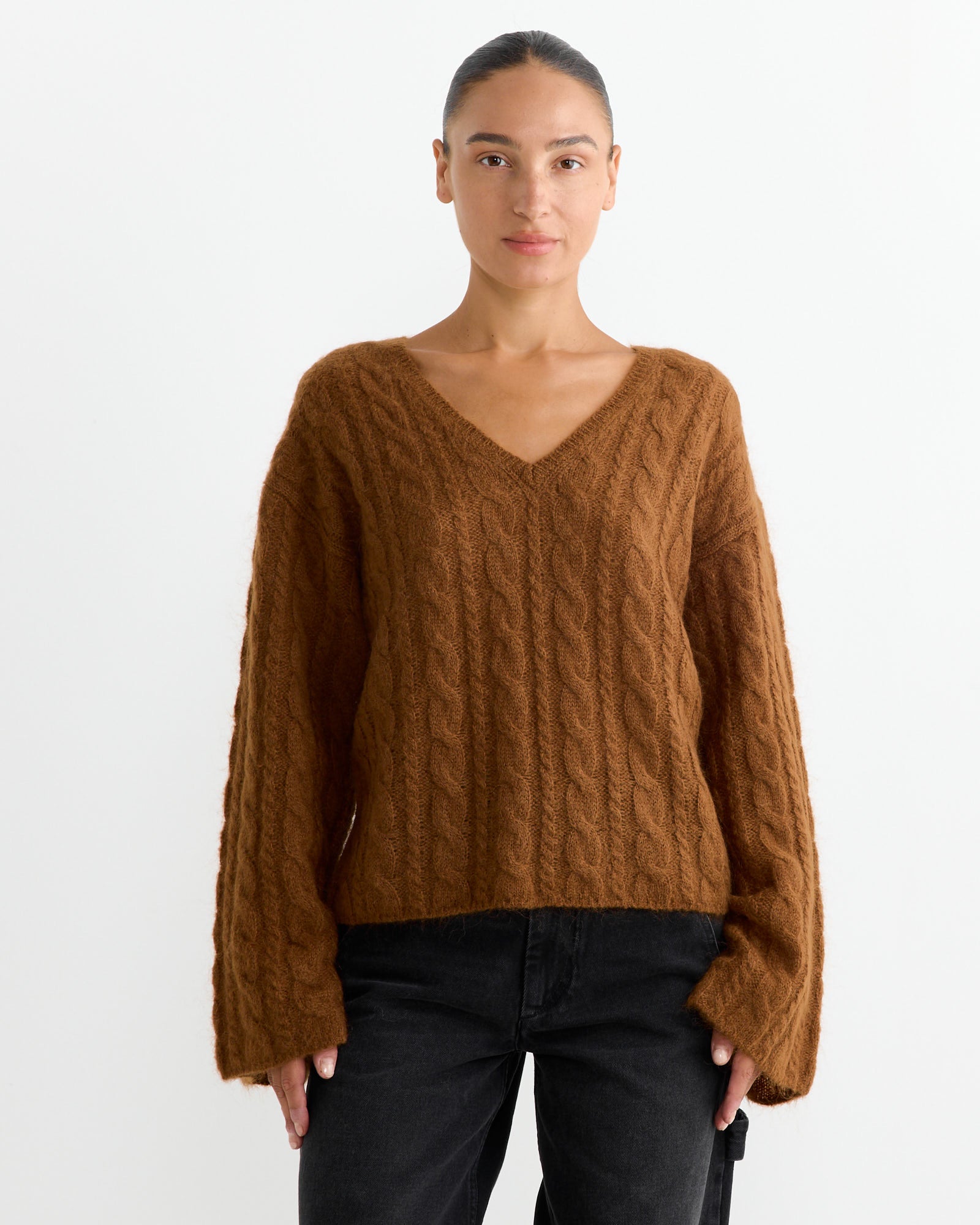 Cimone Knit in Bison