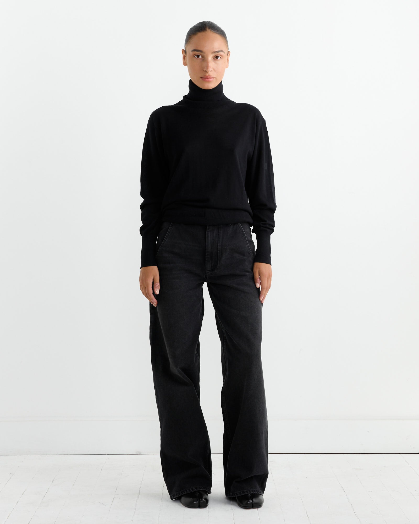 Solene Pant in Faded Black