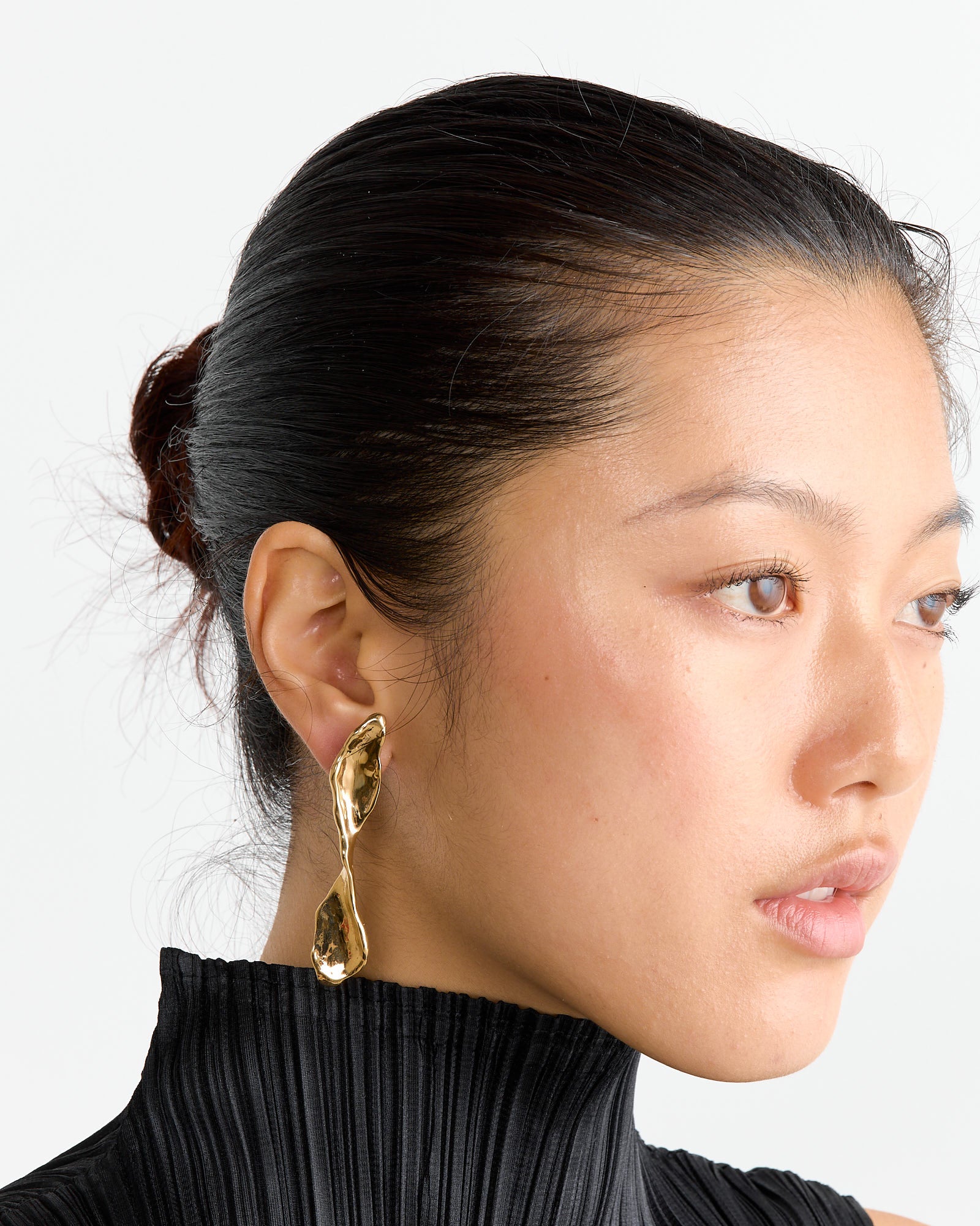 Faris Calamari Set Earrings - Gold Plated Bronze - Default Title (264011)