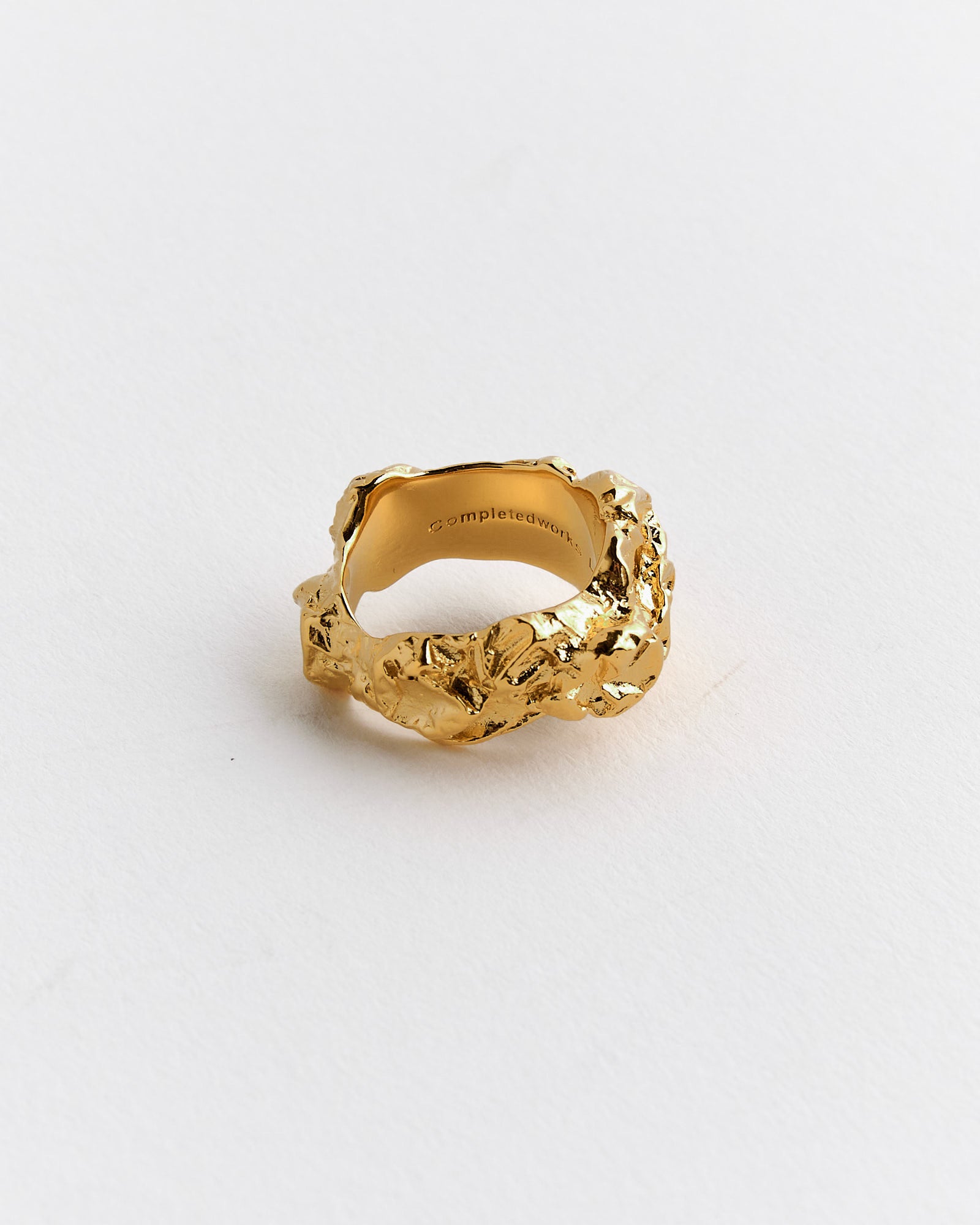 Bubble Ring in Gold Plated