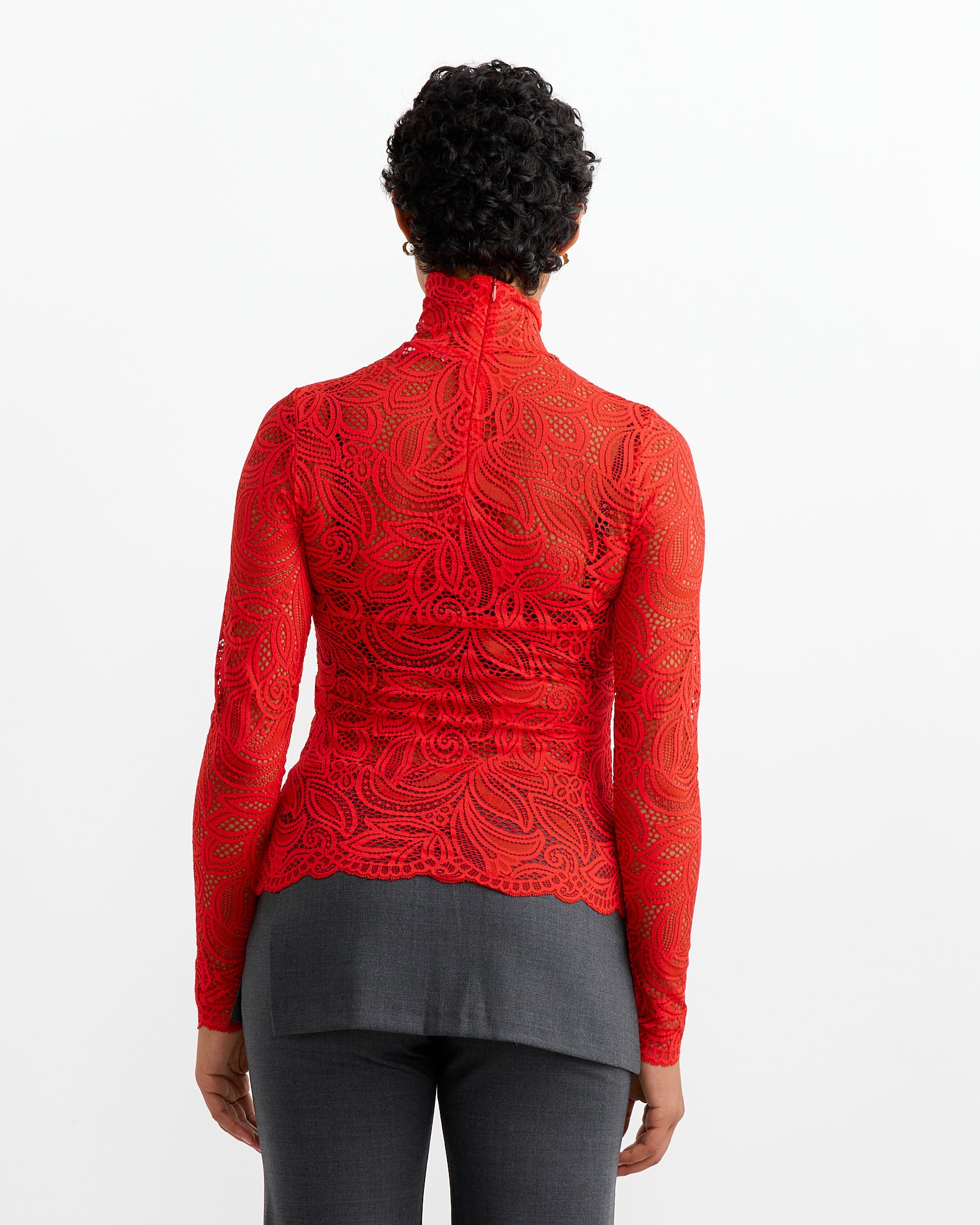 Rodin Blouse in Red