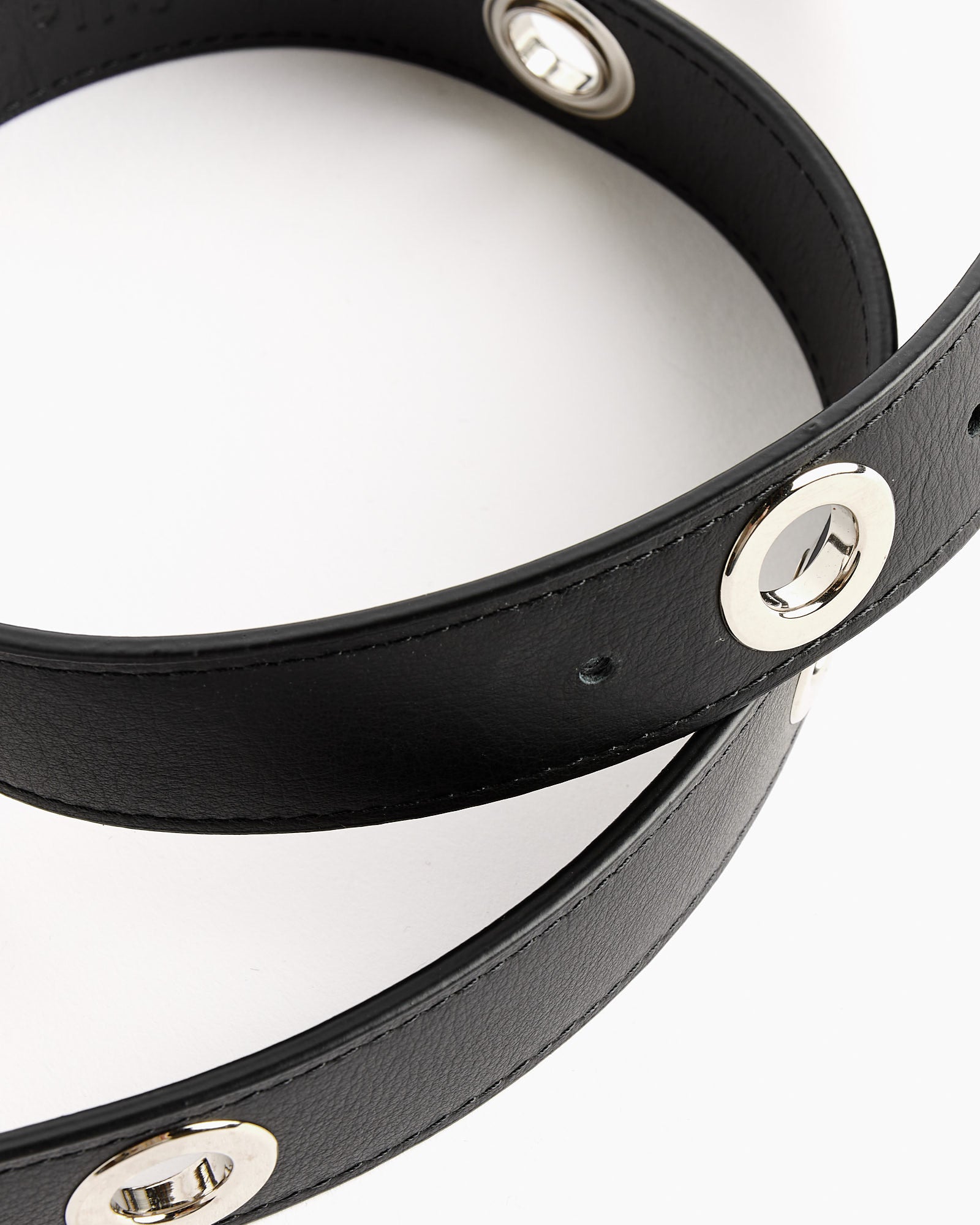 Eyelet Belt in Black