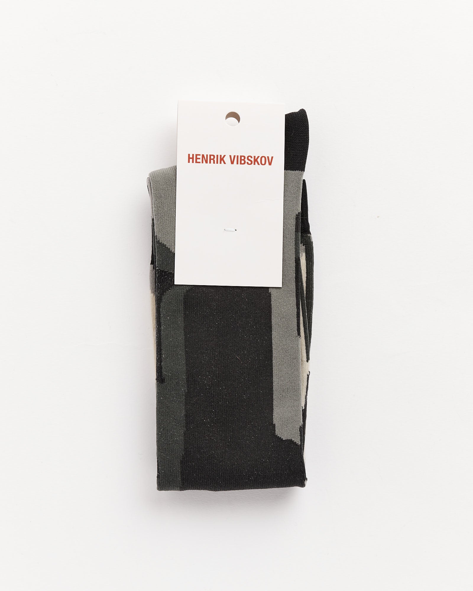 Henrik Vibskov Void Transparent Socks Black/White - Black/White / 36-40 (264134)