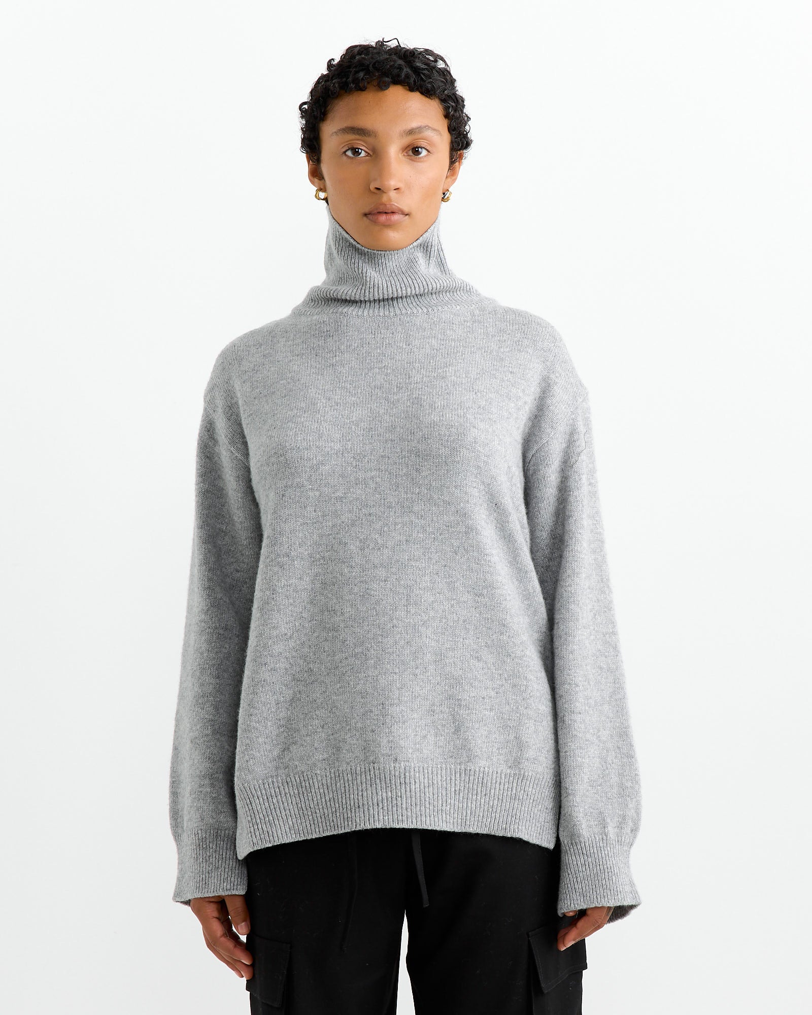 Mijeong Park Cashmere Blend High Neck Grey - Grey / S (264251)