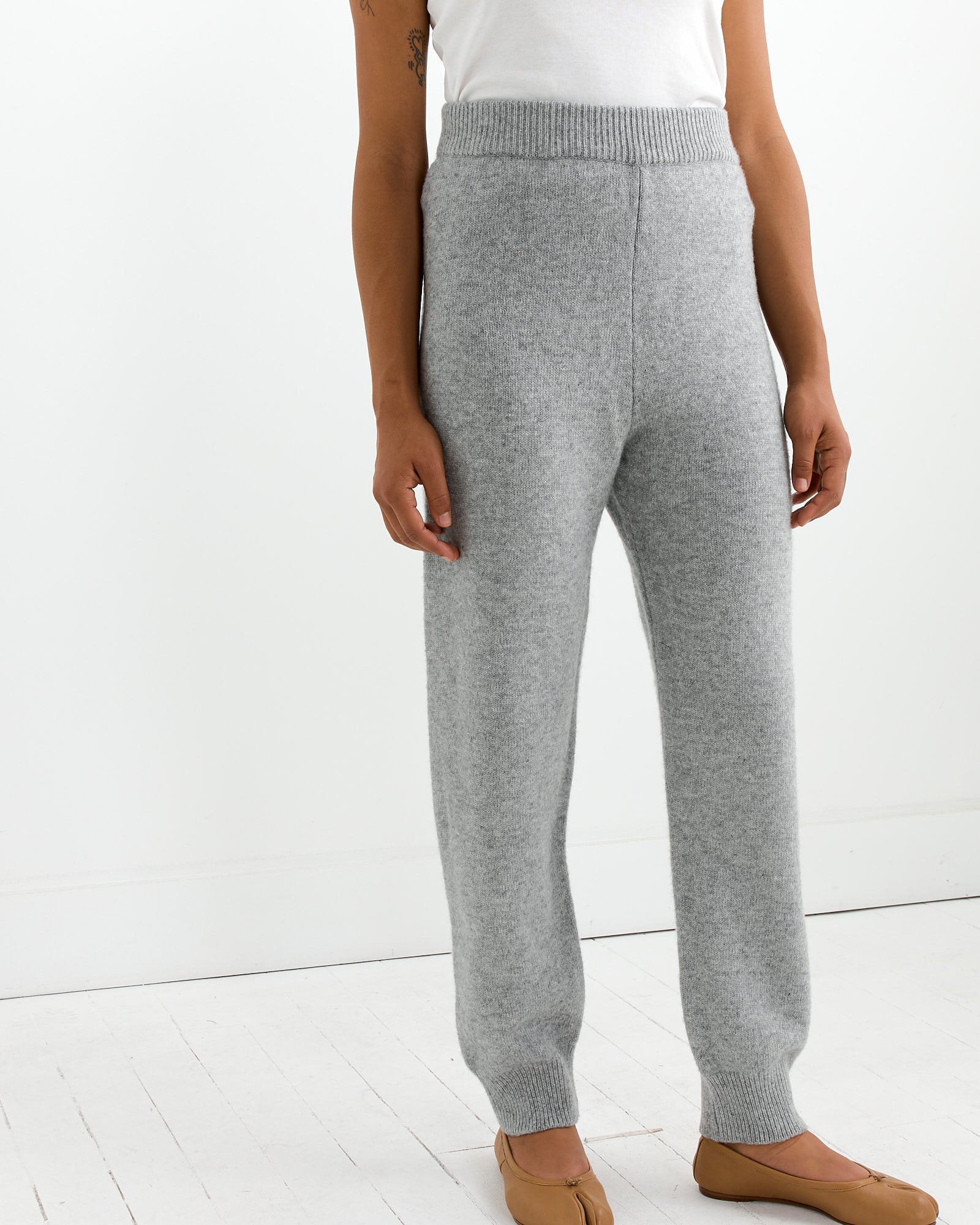 Mijeong Park Cashmere Blend Knit Pant Grey - Grey / S (264255)