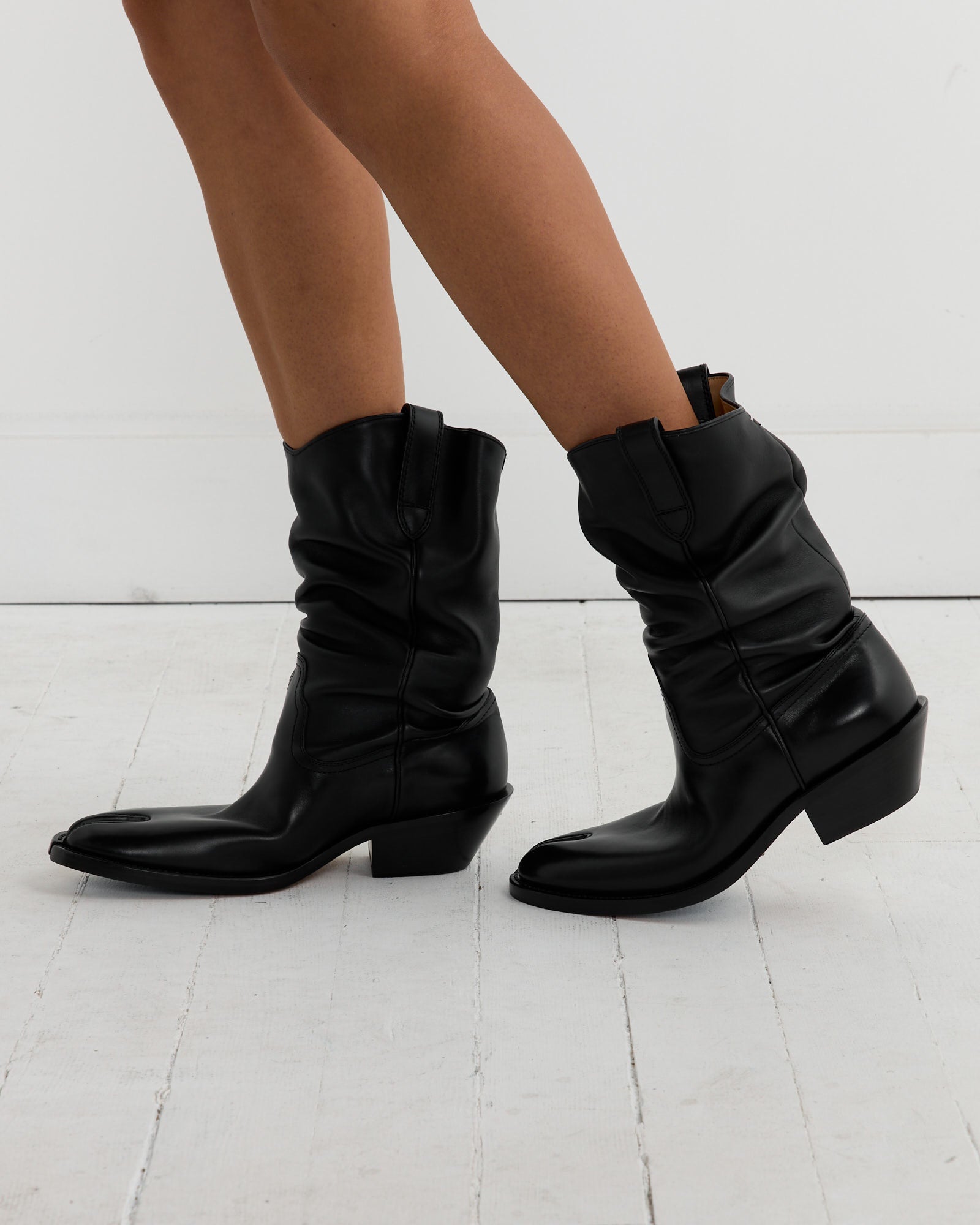 Maison Margiela Tabi Western Boot Black - Black / 40 (264316)