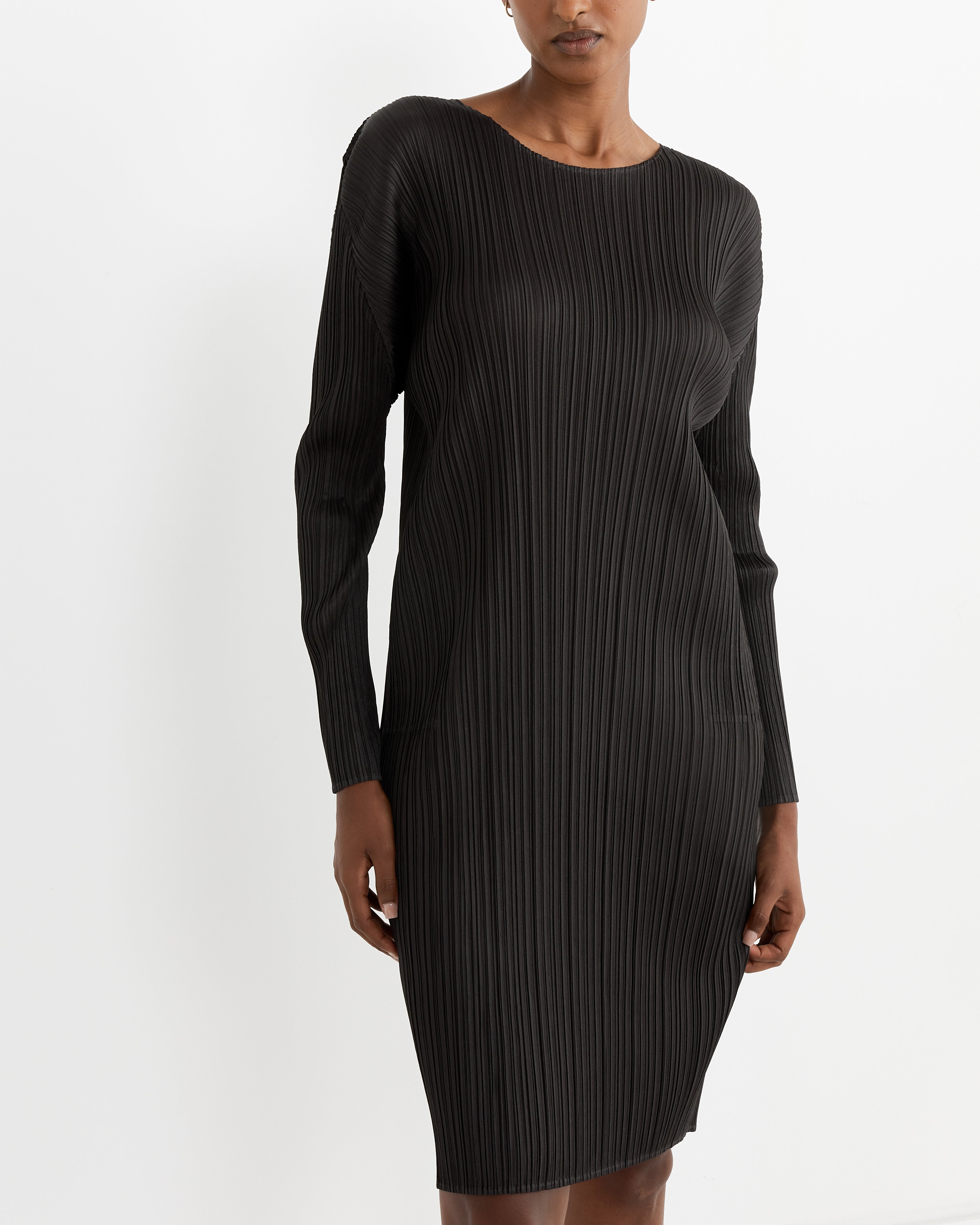 Issey Miyake Pleats Please MC Aug Dress Charcoal - Charcoal / 5 (264347)