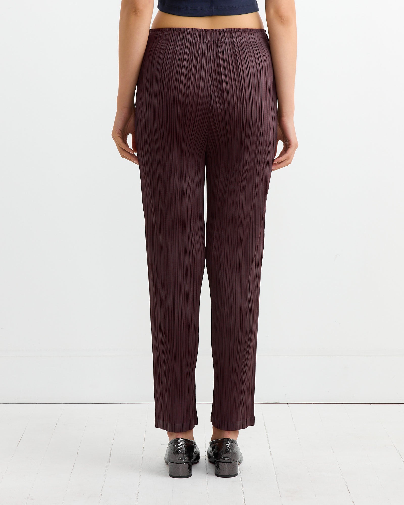 Issey Miyake Pleats Please MC Sept Pant Dark Brown - Dark Brown / 5 (264349)