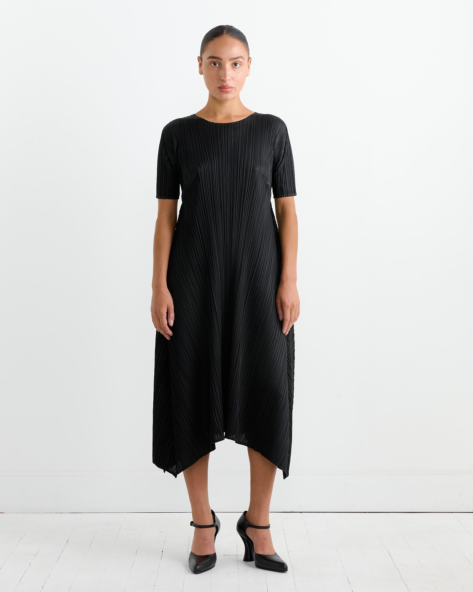 Issey Miyake Pleats Please Efficient Square Dress Black - Black / 3 (264352)