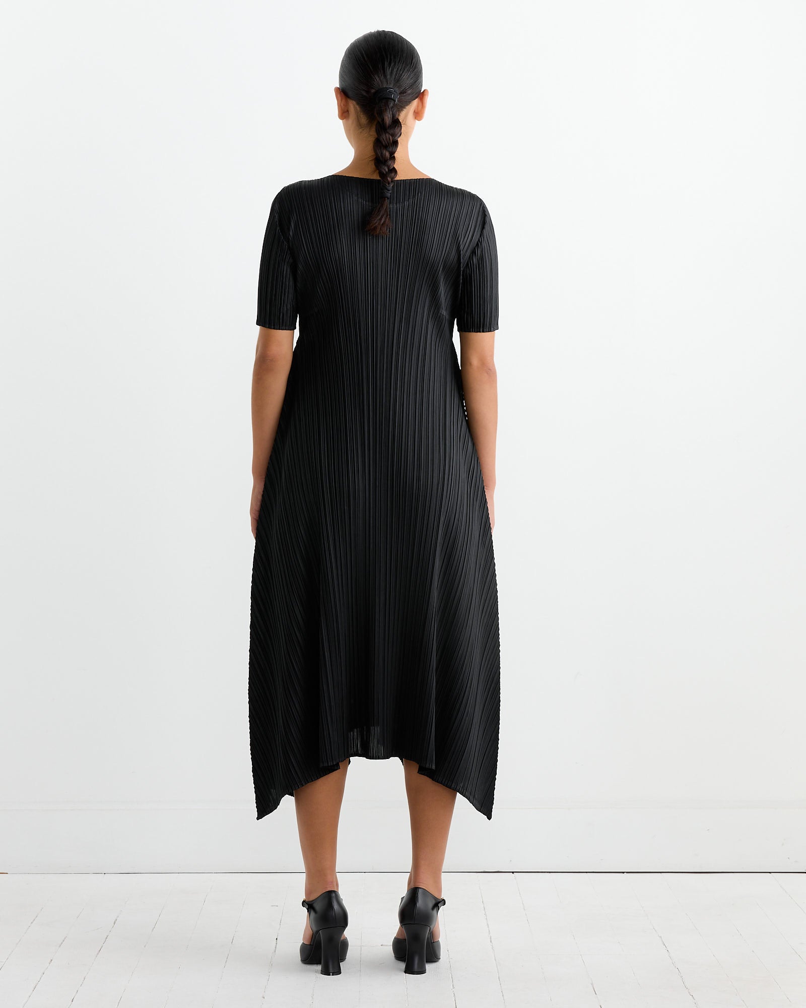 Issey Miyake Pleats Please Efficient Square Dress Black - Black / 3 (264352)