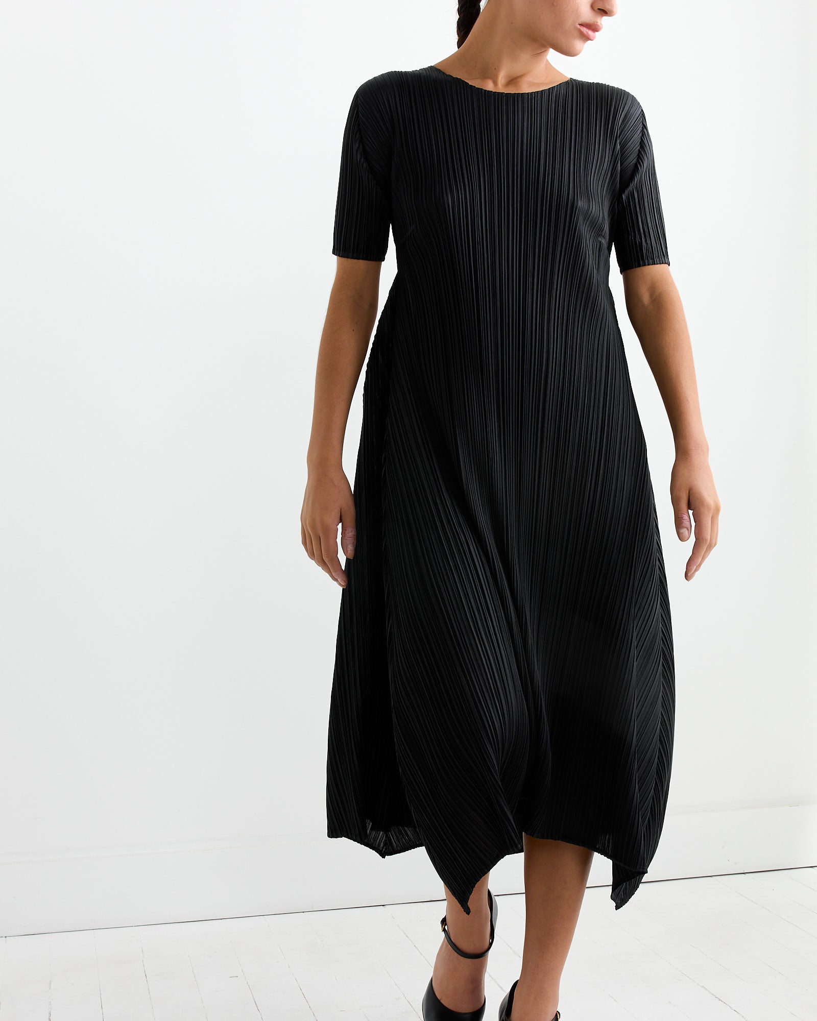 Issey Miyake Pleats Please Efficient Square Dress Black - Black / 3 (264352)