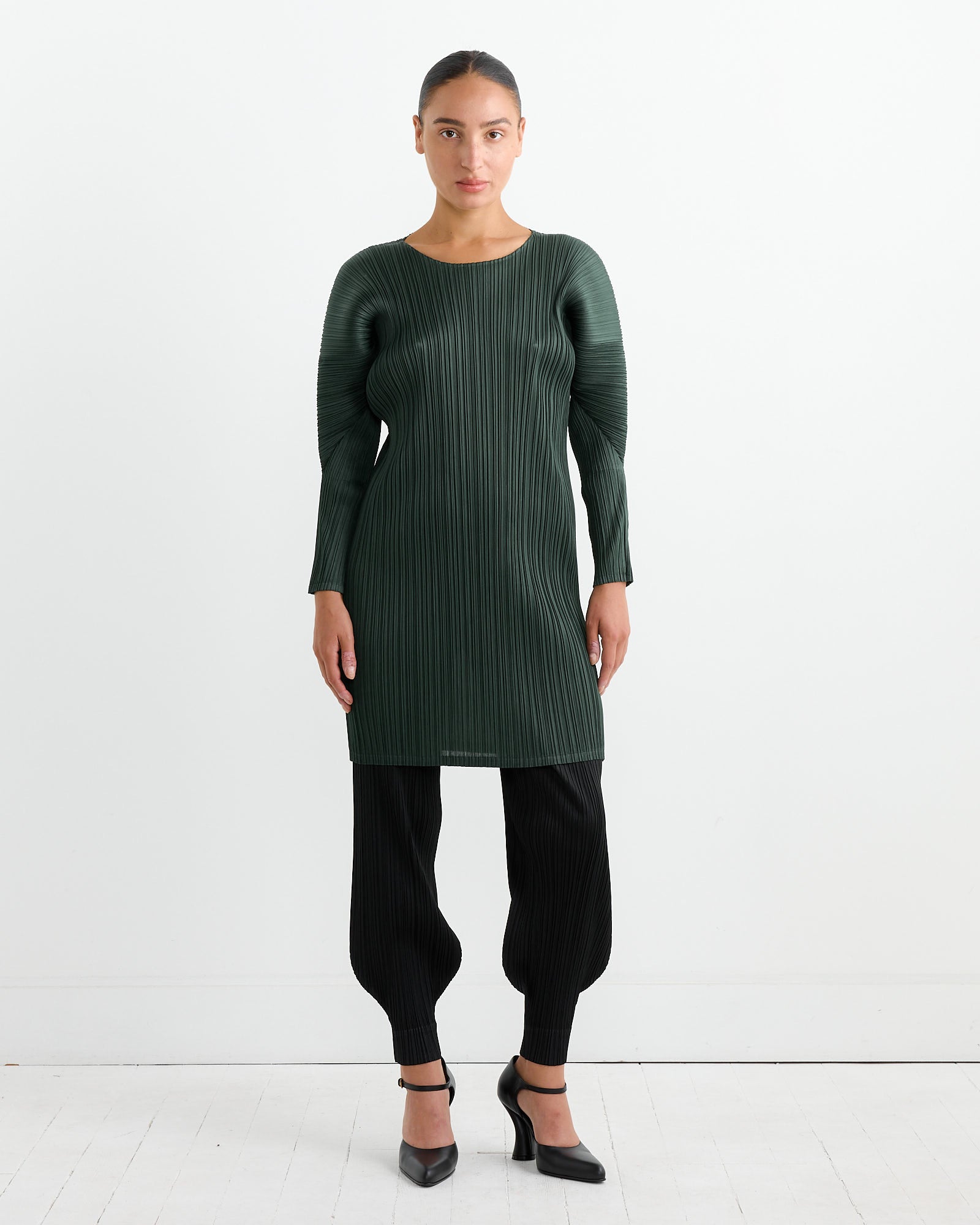 MC Oct Dress in Deep Green