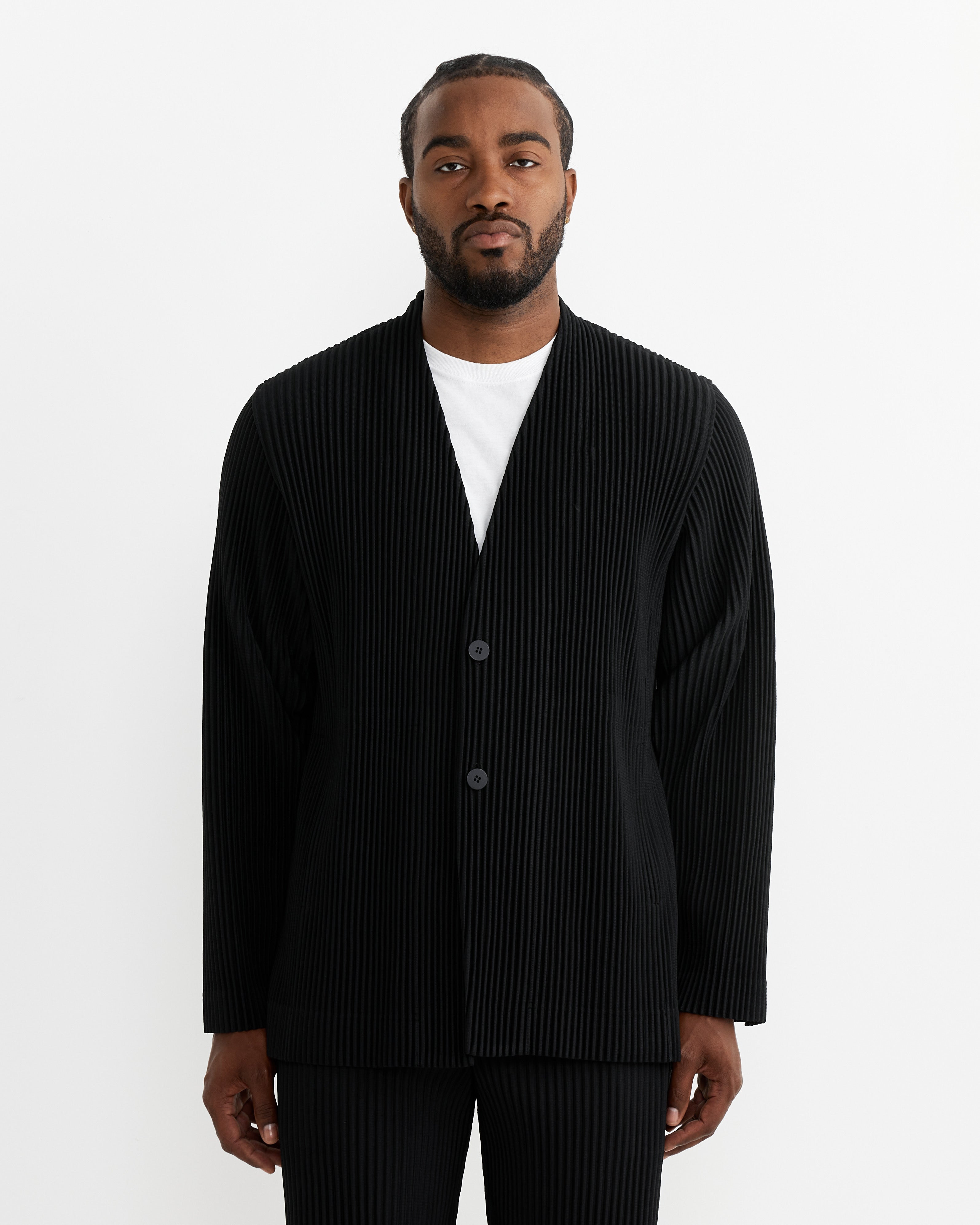 Issey Miyake Homme Plisse Tailored Pleats 1 Blazer Black - Black / 3 (264404)