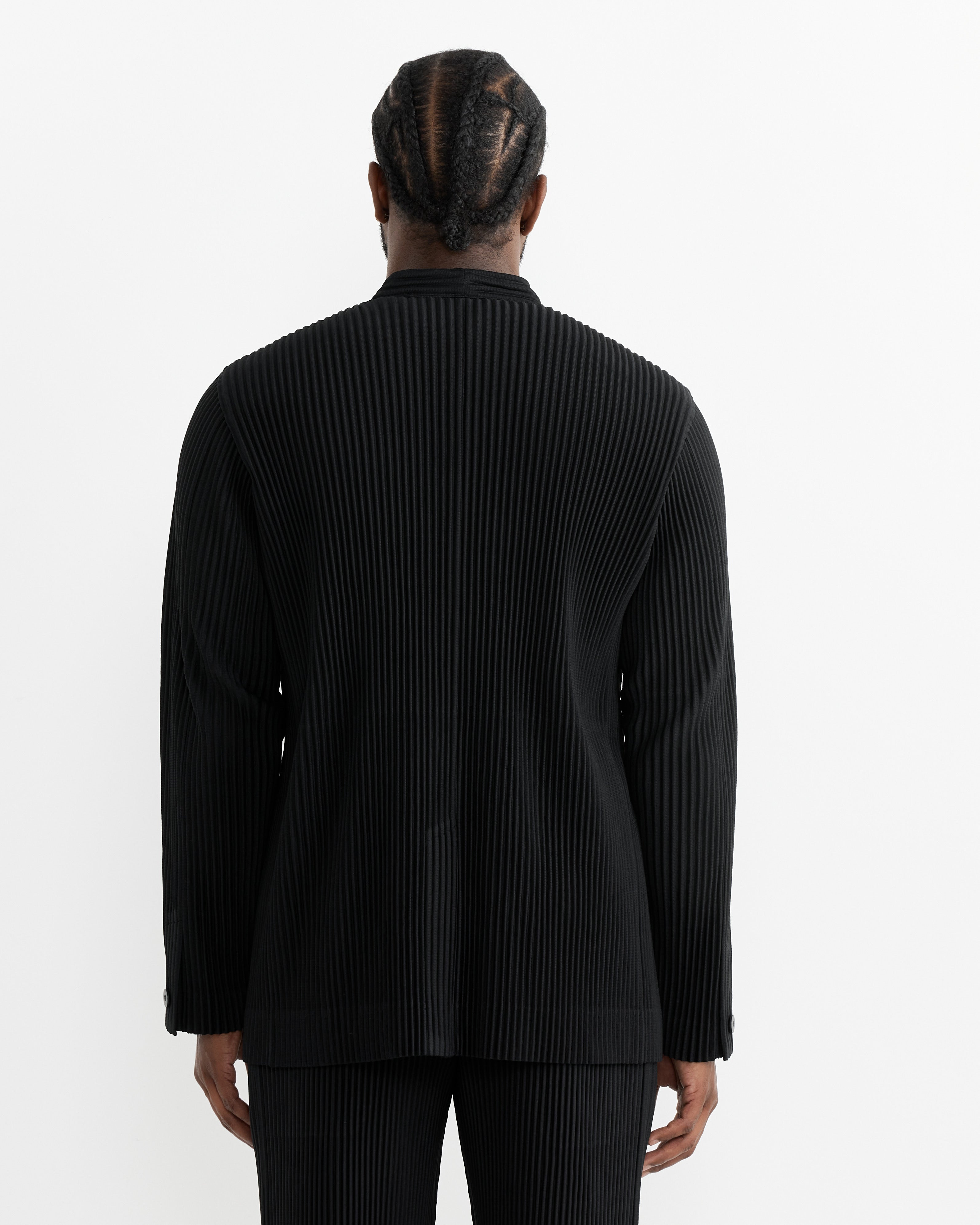 Issey Miyake Homme Plisse Tailored Pleats 1 Blazer Black - Black / 3 (264404)