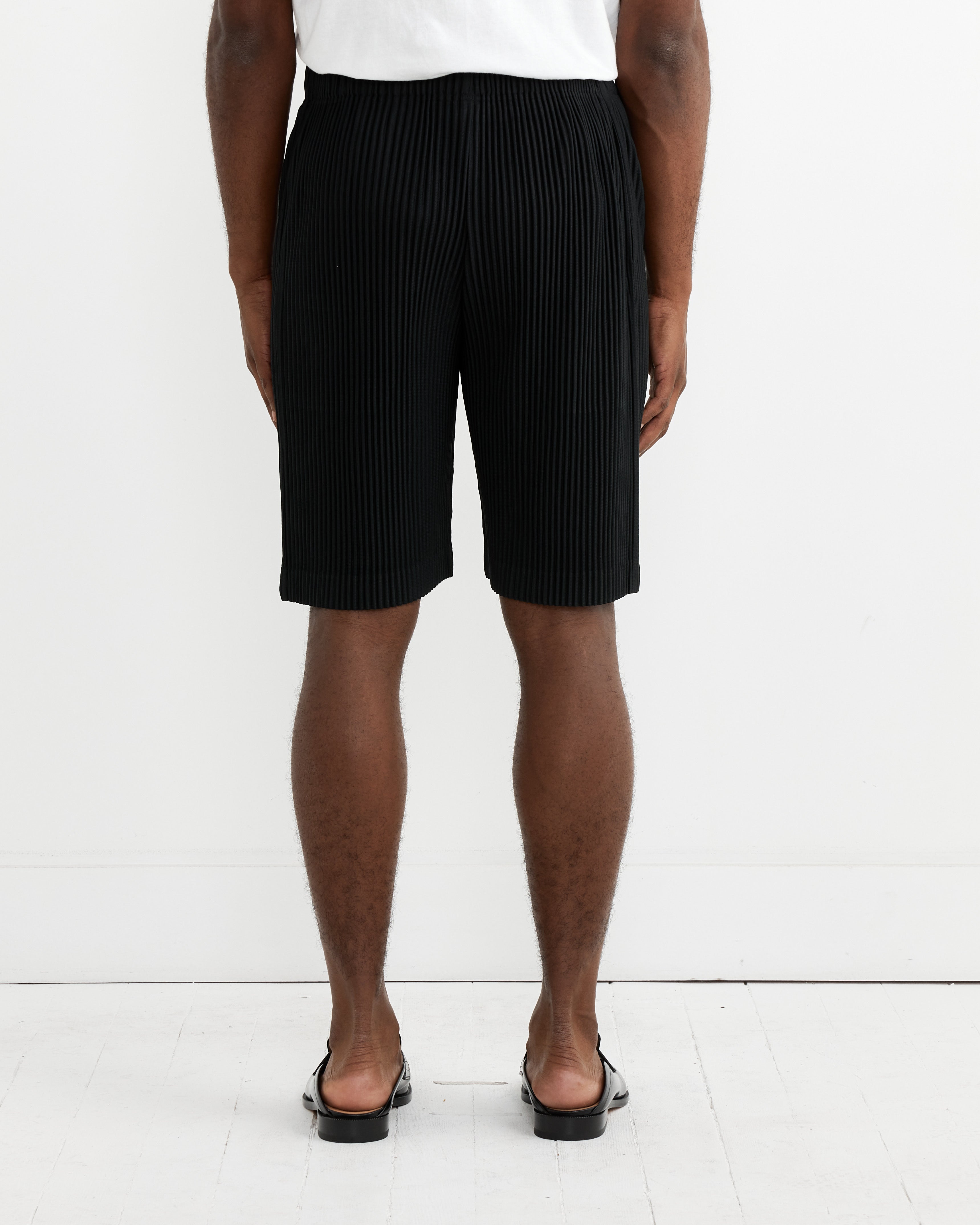 Issey Miyake Homme Plisse MC Aug Short Black - Black / 2 (264406)