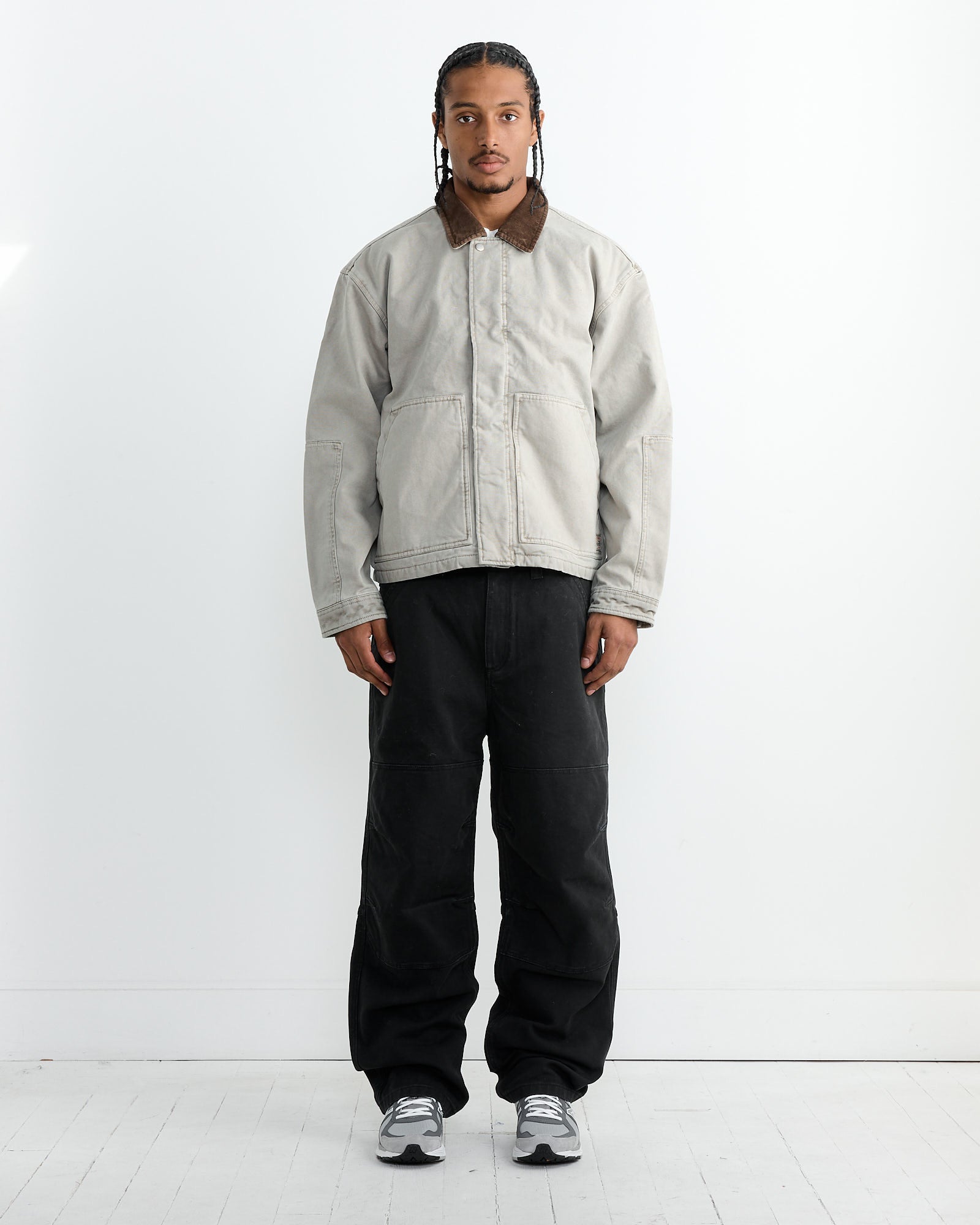 Stussy Workgear Jacket Grey - Grey / L (264471)