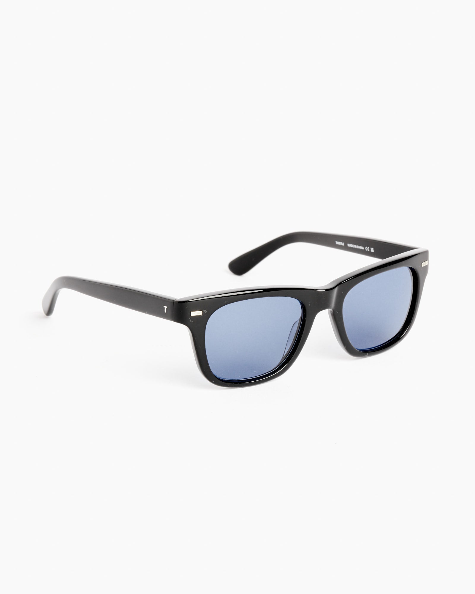 The Thistle Sunglasses in Black/Blue