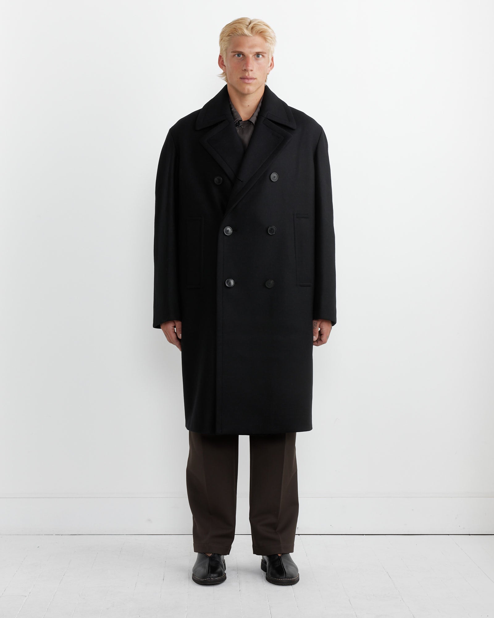 Dries Van Noten Razel 9223 Coat Black - Black / M (264981)