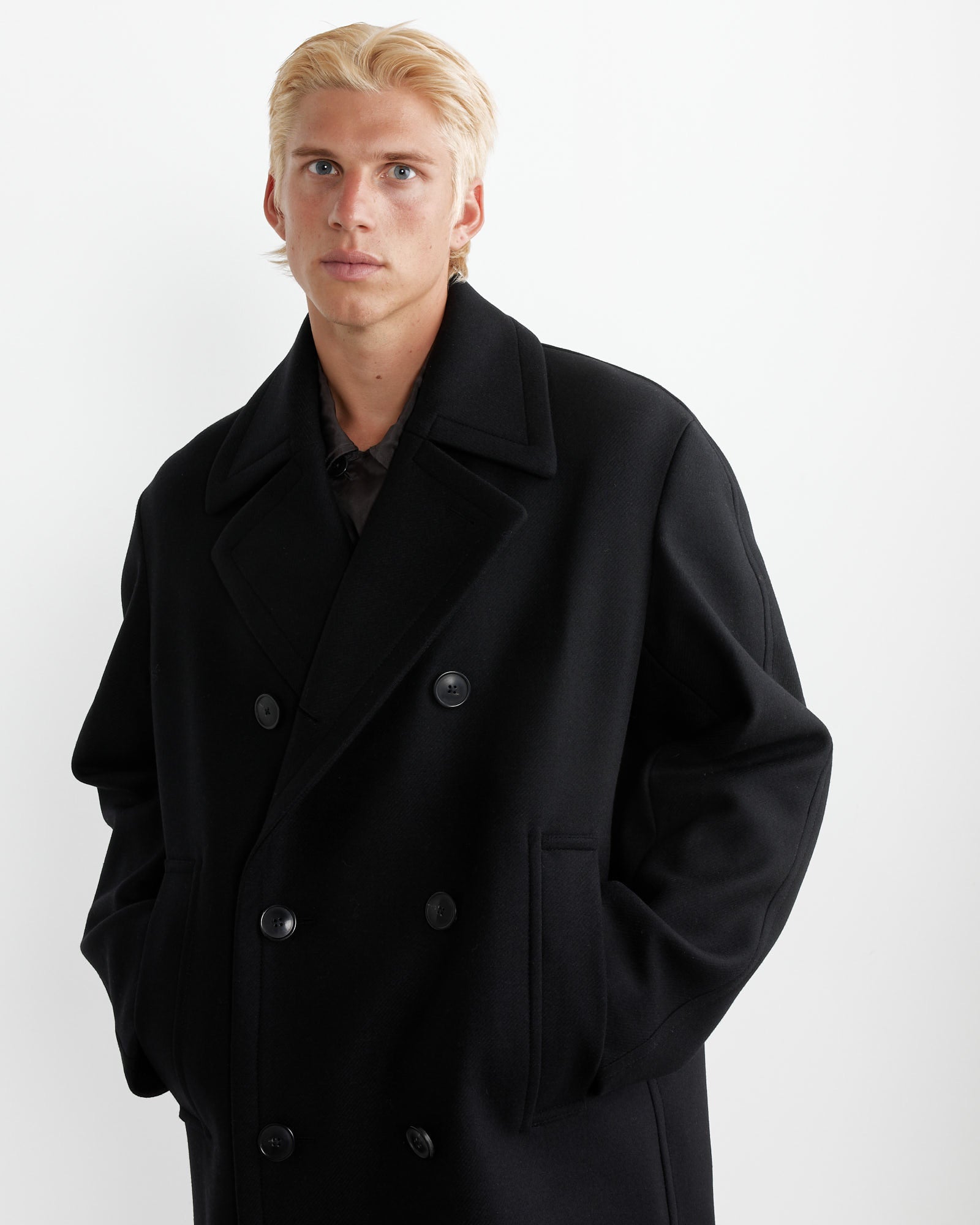 Dries Van Noten Razel 9223 Coat Black - Black / M (264981)