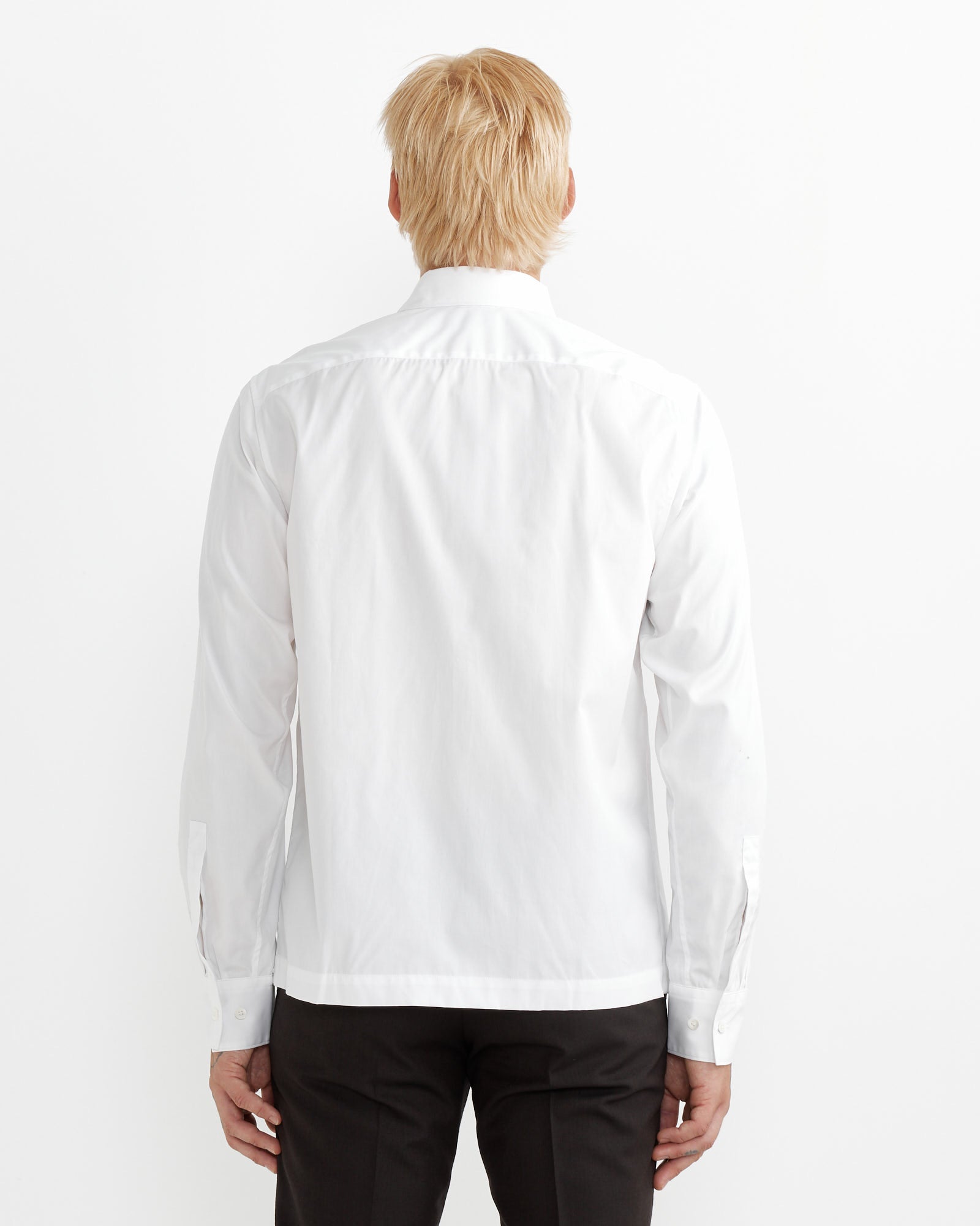 Zip Shirt in White