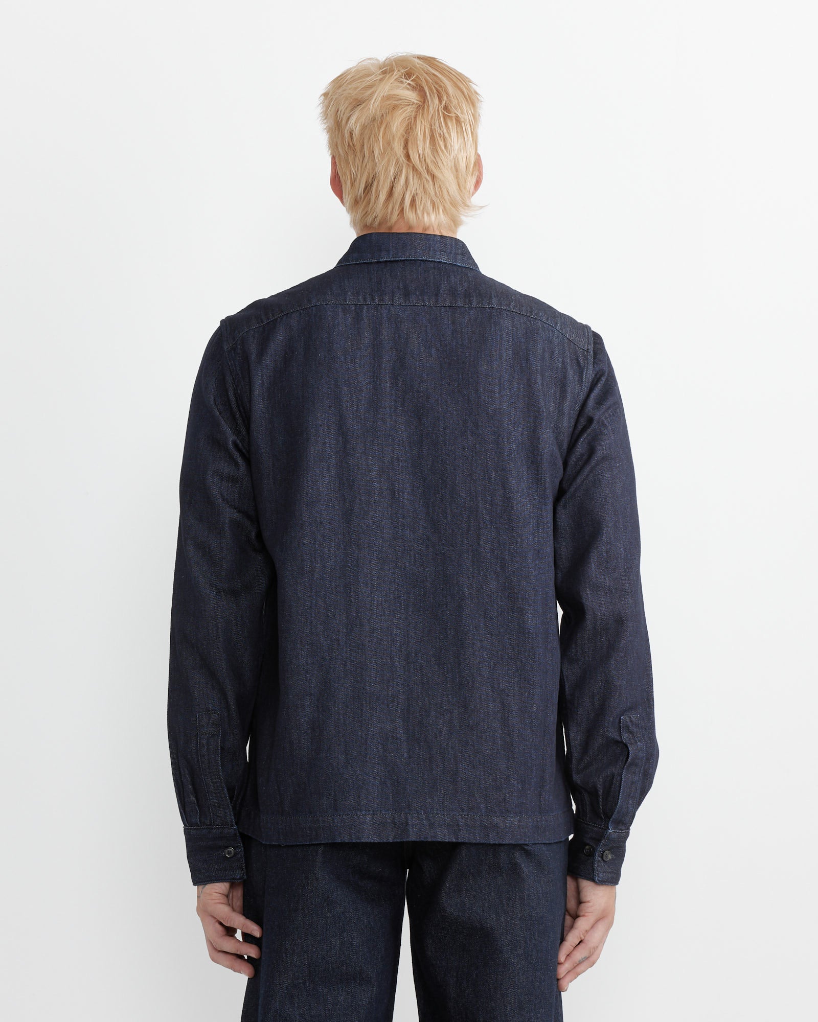 Dries Van Noten Corran 9378 Shirt Indigo - Indigo / M (265003)