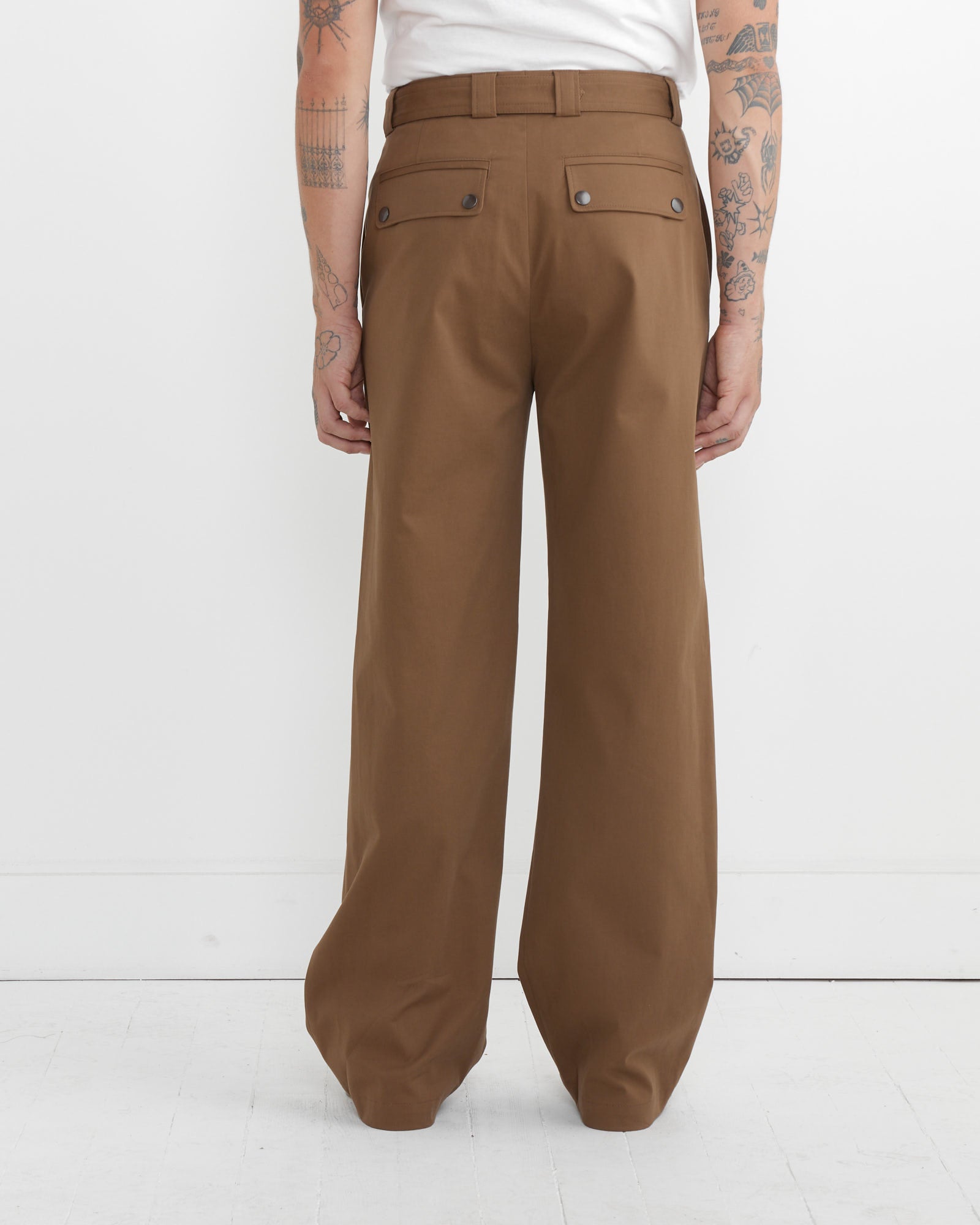 Dries Van Noten Paulsons 9122 Pant Brown - Brown / 48 (265027)