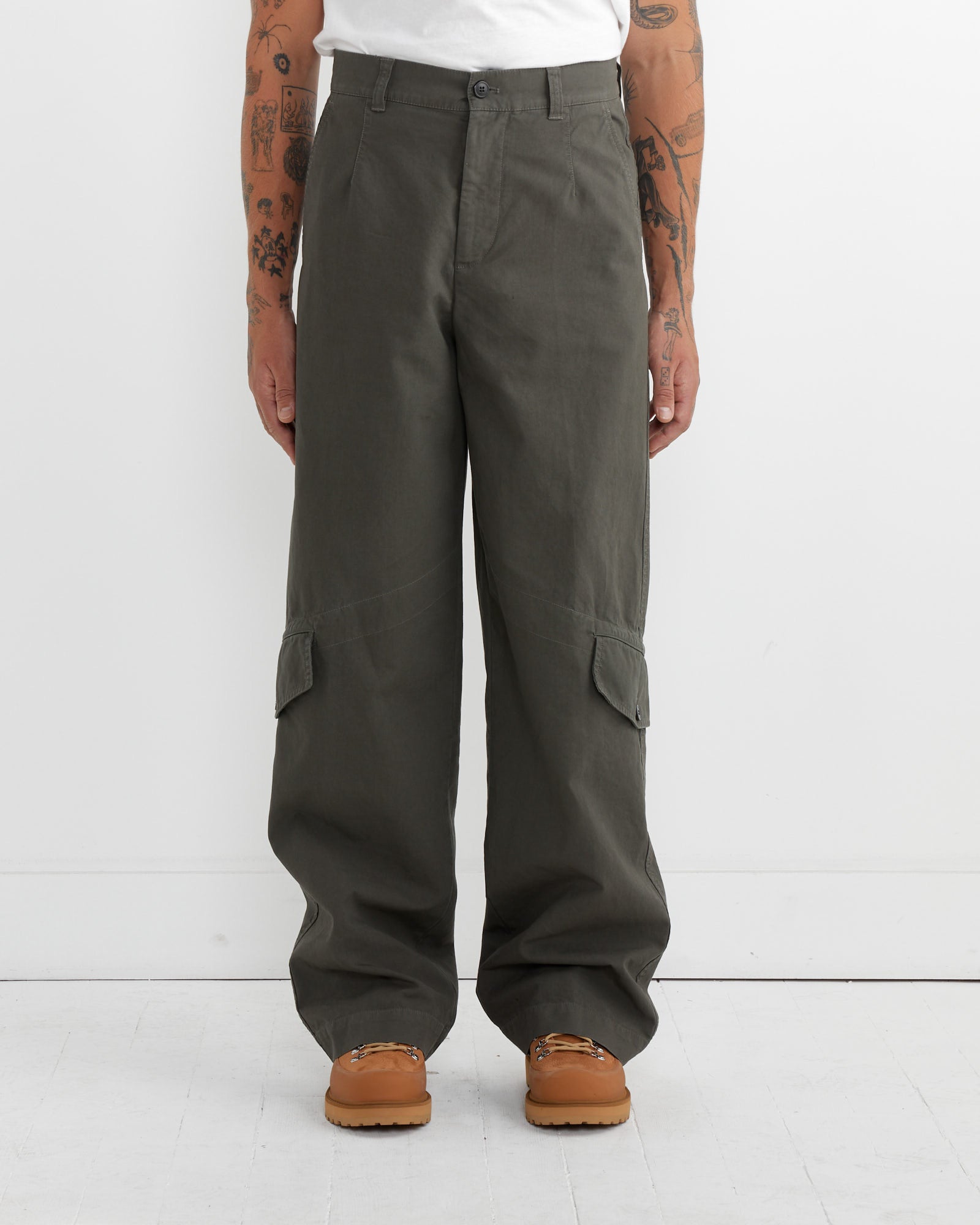 Loose Fit Cargo Pant in Grey