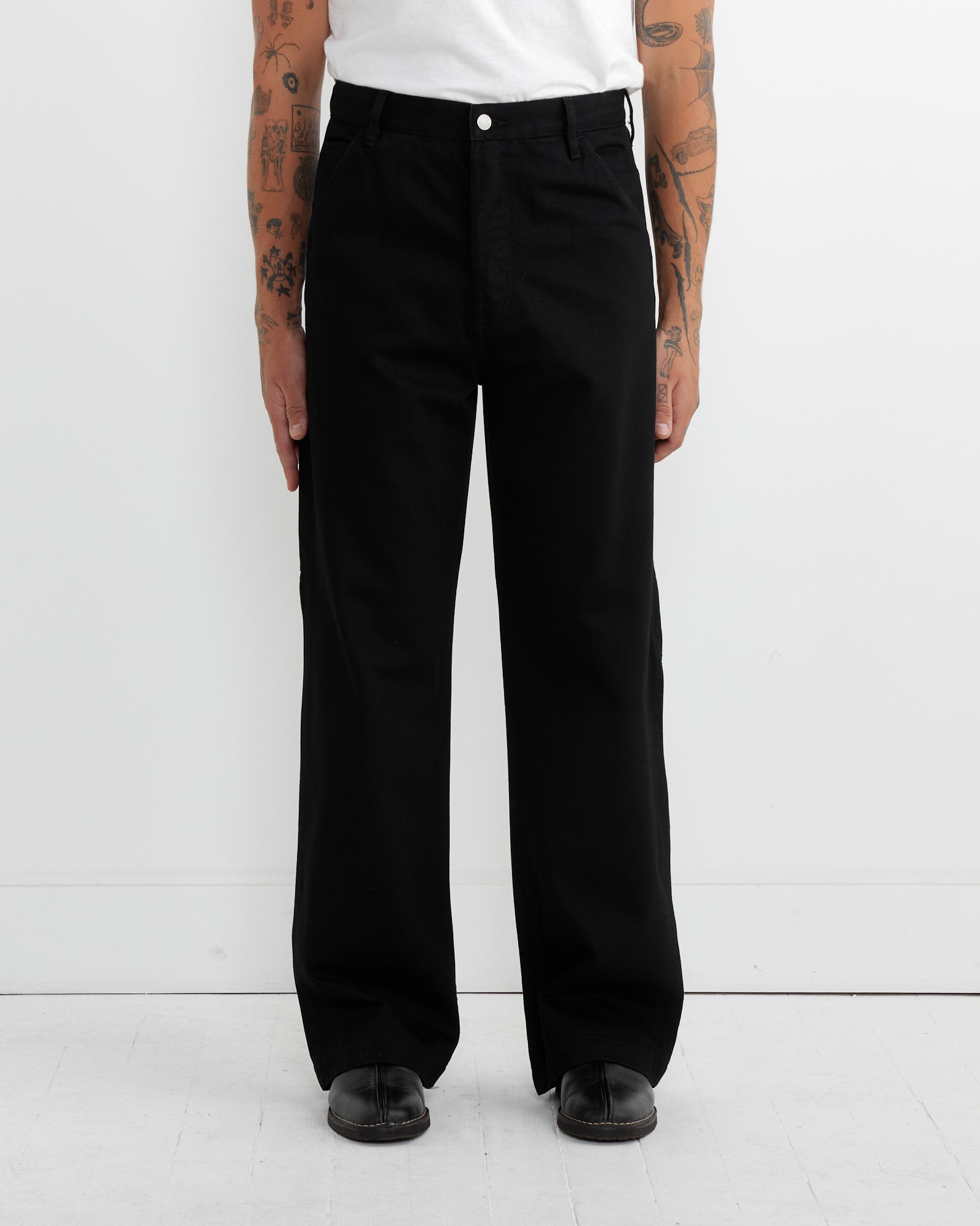 Dries Van Noten Pickerby 9377 Pant Black - Black / 31 (265035)