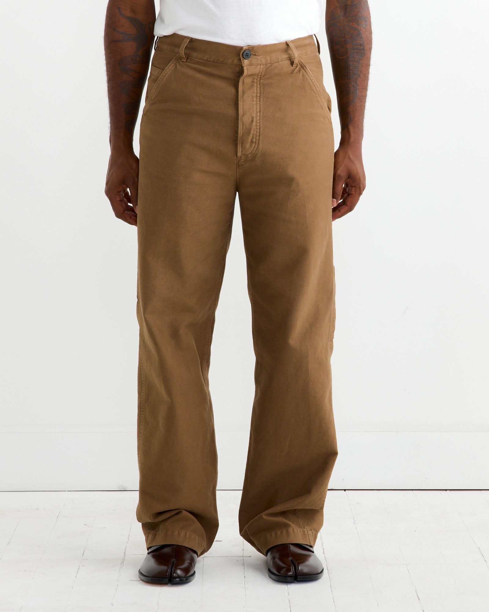 Dries Van Noten Pickerby 9302 Pant Sand - Sand / 32 (265042)