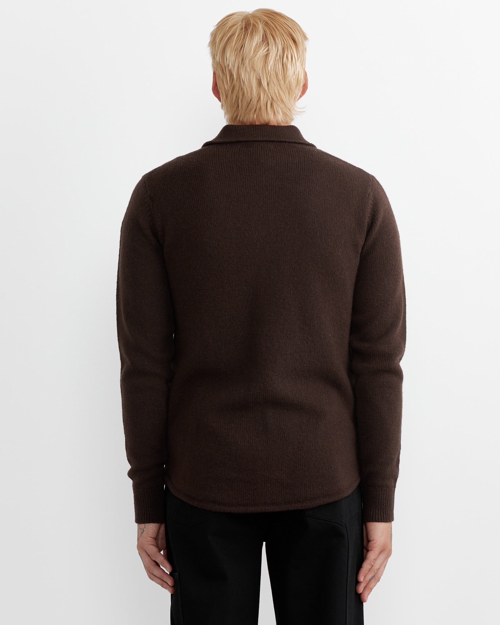 Dries Van Noten Mullins 9705 Shirt Dark Brown - Dark Brown / M (265074)