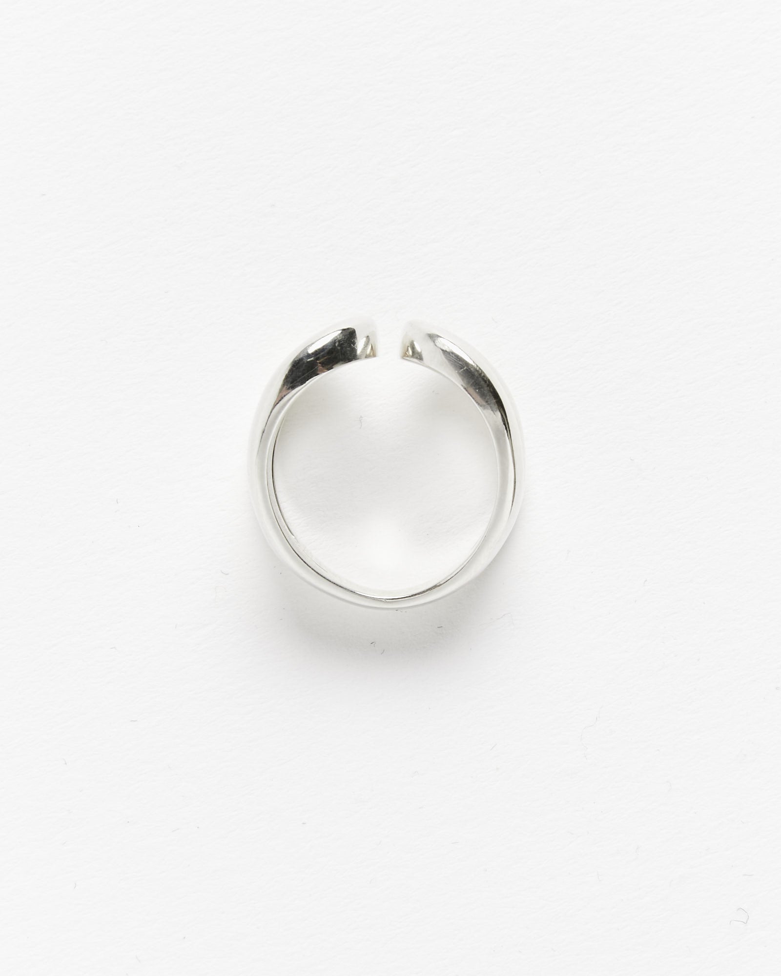 Double Beam Ring in Sterling Silver