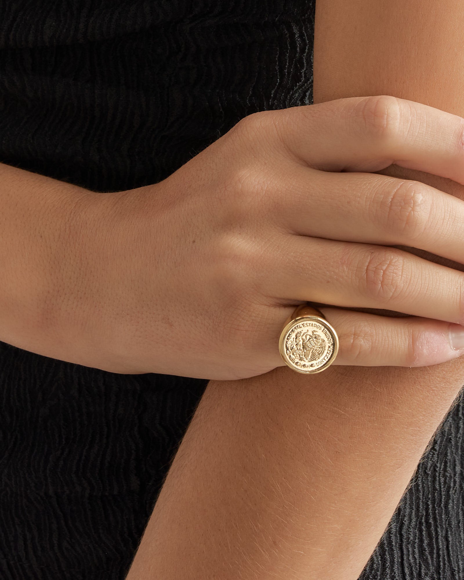 Gabriela Artigas Mexican Coin Ring Gold Plated - Gold Plated / 6 (265228)